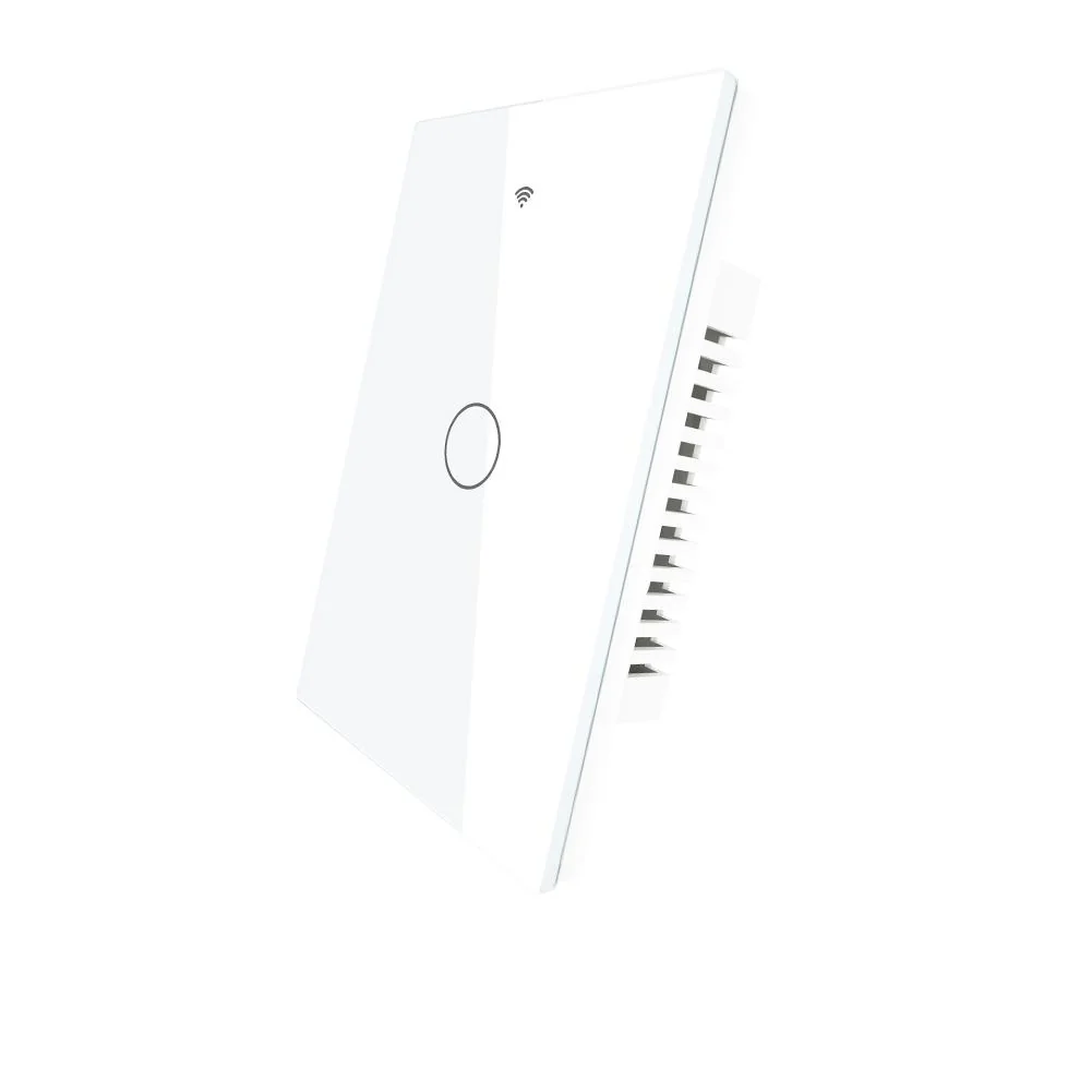 WiFi RF433 Smart Light Wall Touch Switch Single Pole 1/2/3/4 Gang US 220V 7