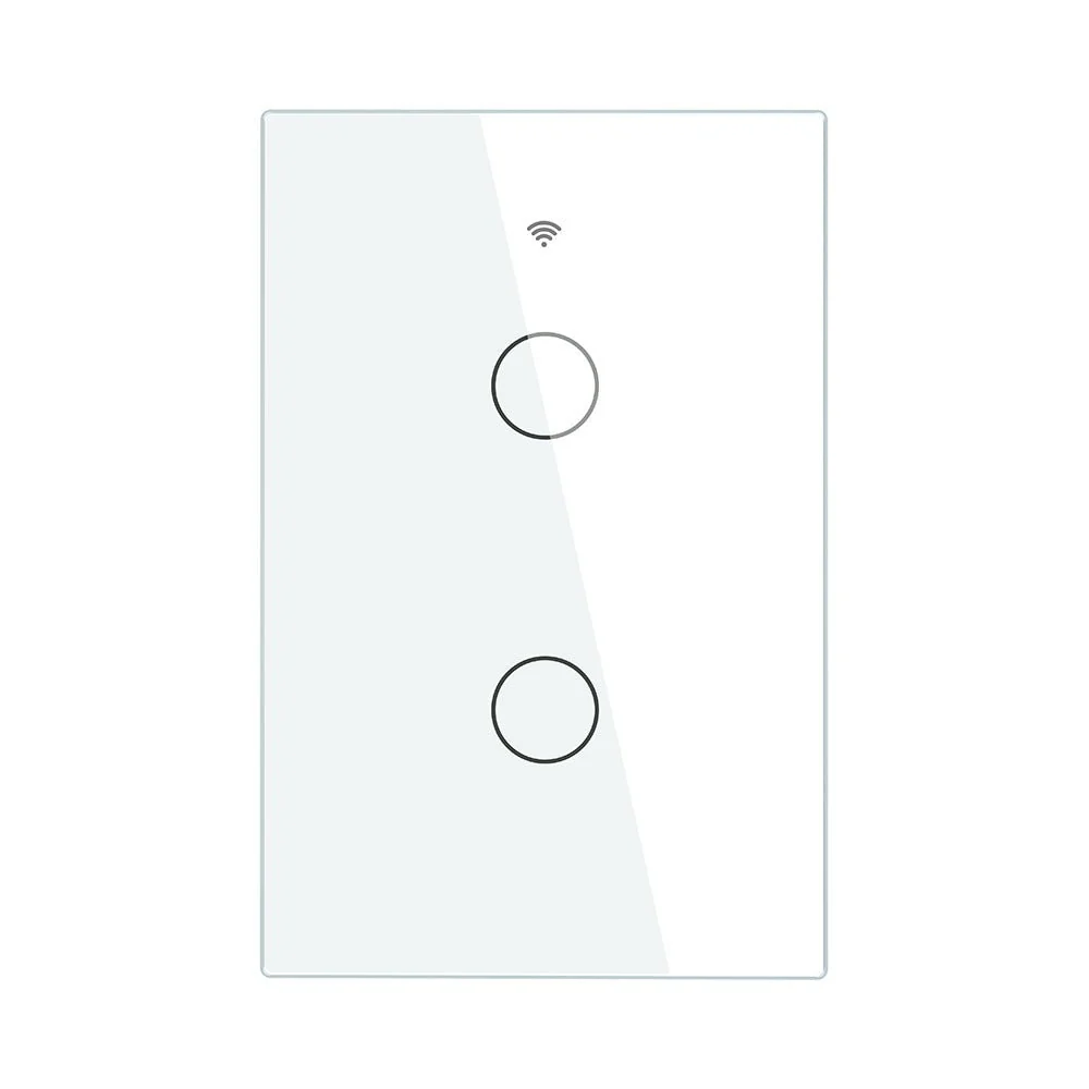 Switch Panel Glass Panel US EU Version 1/2/3/4 Gang (ONLY PANEL without switch） 6