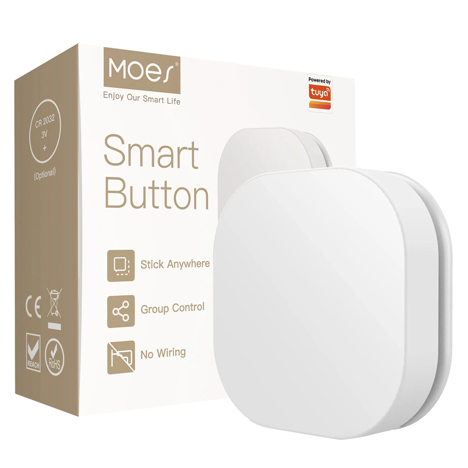 ZigBee IP55 Waterproof Smart Button Scene Switch & Wireless Remote Dimmer 13