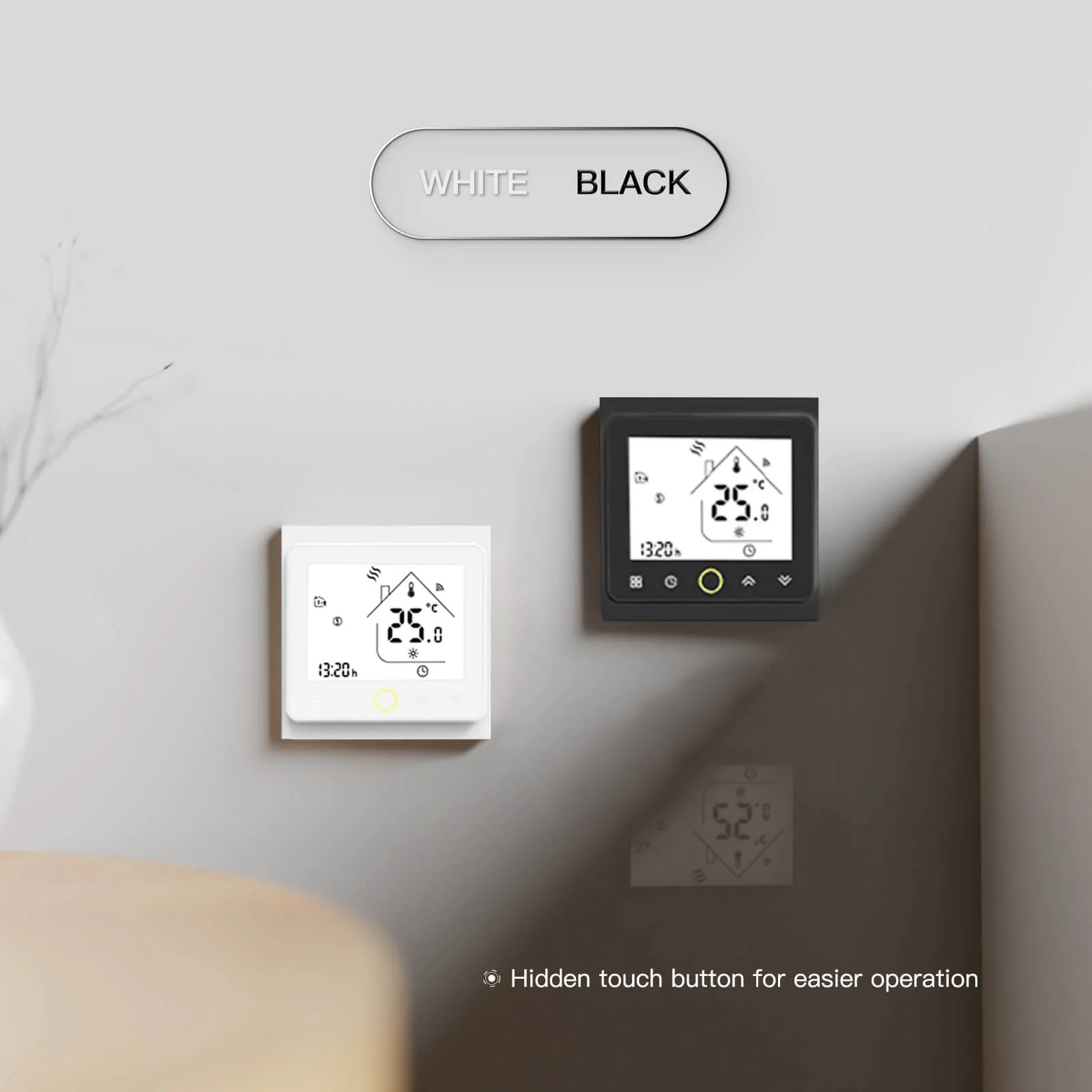 WiFi Smart Thermostat Temperature Controller Water Floor/Electric Heating Water/Gas Boiler LCD Touch Screen BHT 002 11