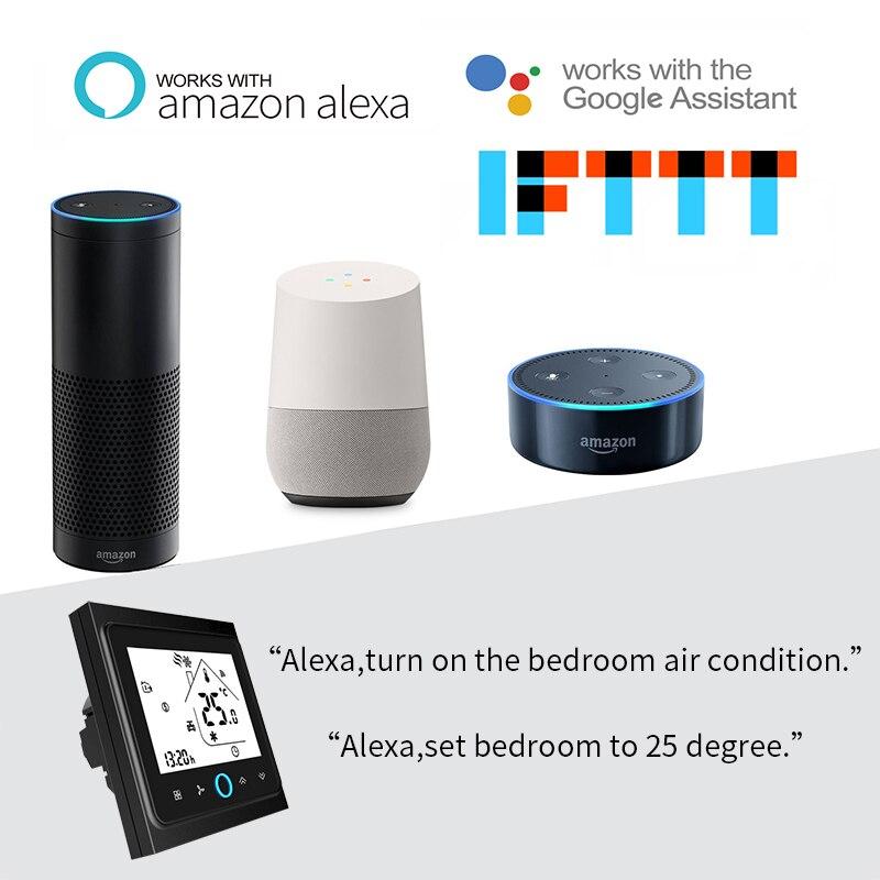 WiFi Smart Central Air Conditioner Thermostat Temperature Controller 2/4 Pipe 3 Speed Fan Coil Unit 3
