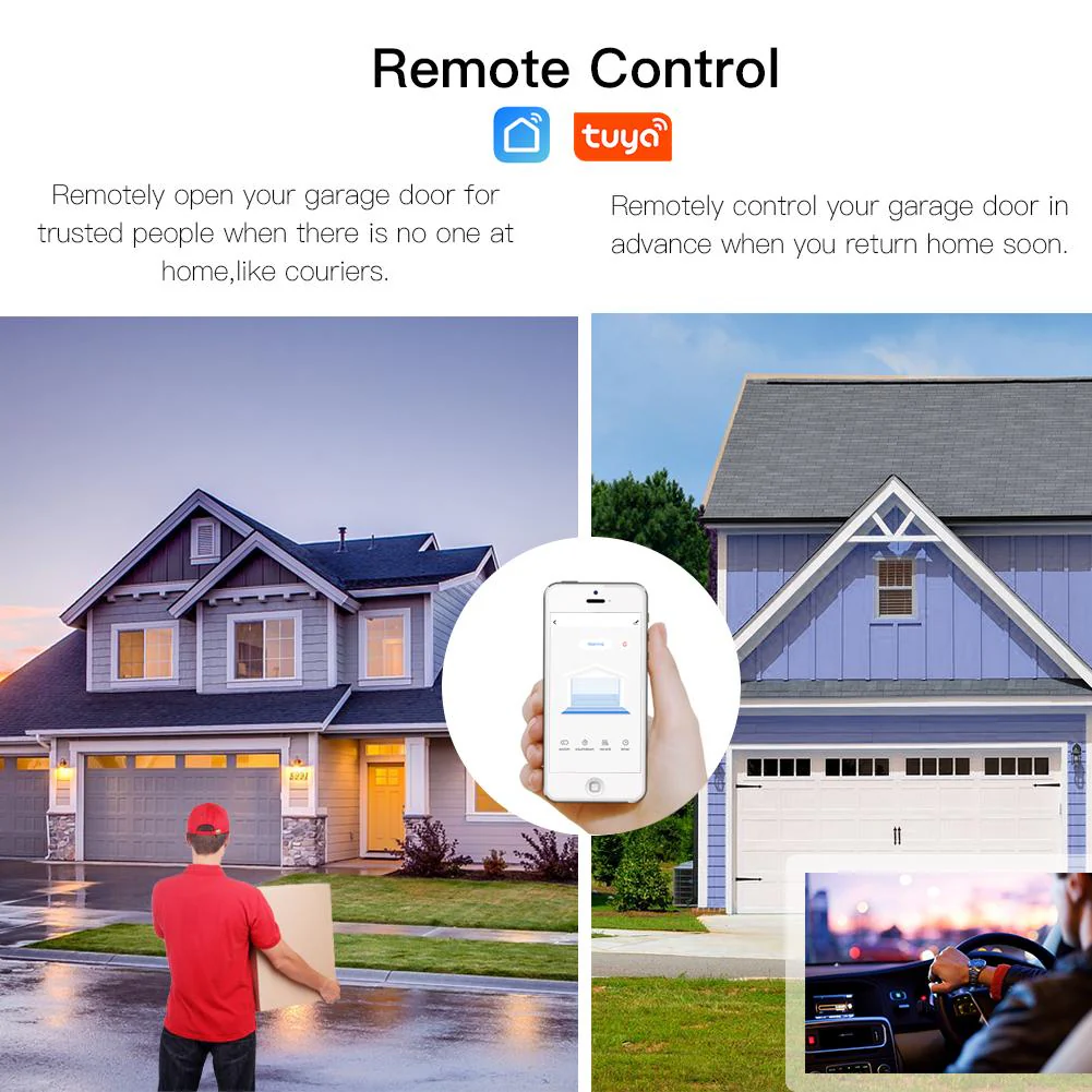 WiFi Smart Garage Door Opener Controller Remote Wireless Relay DIY Module 4