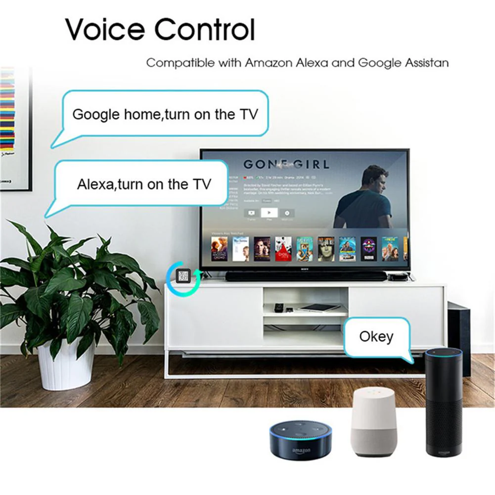 Wi-Fi Smart IR Remote Control with Temperature and Humidity Sensor for Air Conditioner TV AC 5