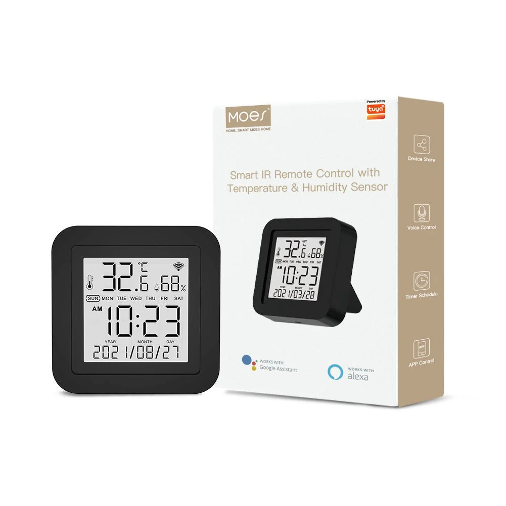 Wi-Fi Smart IR Remote Control with Temperature and Humidity Sensor for Air Conditioner TV AC 7