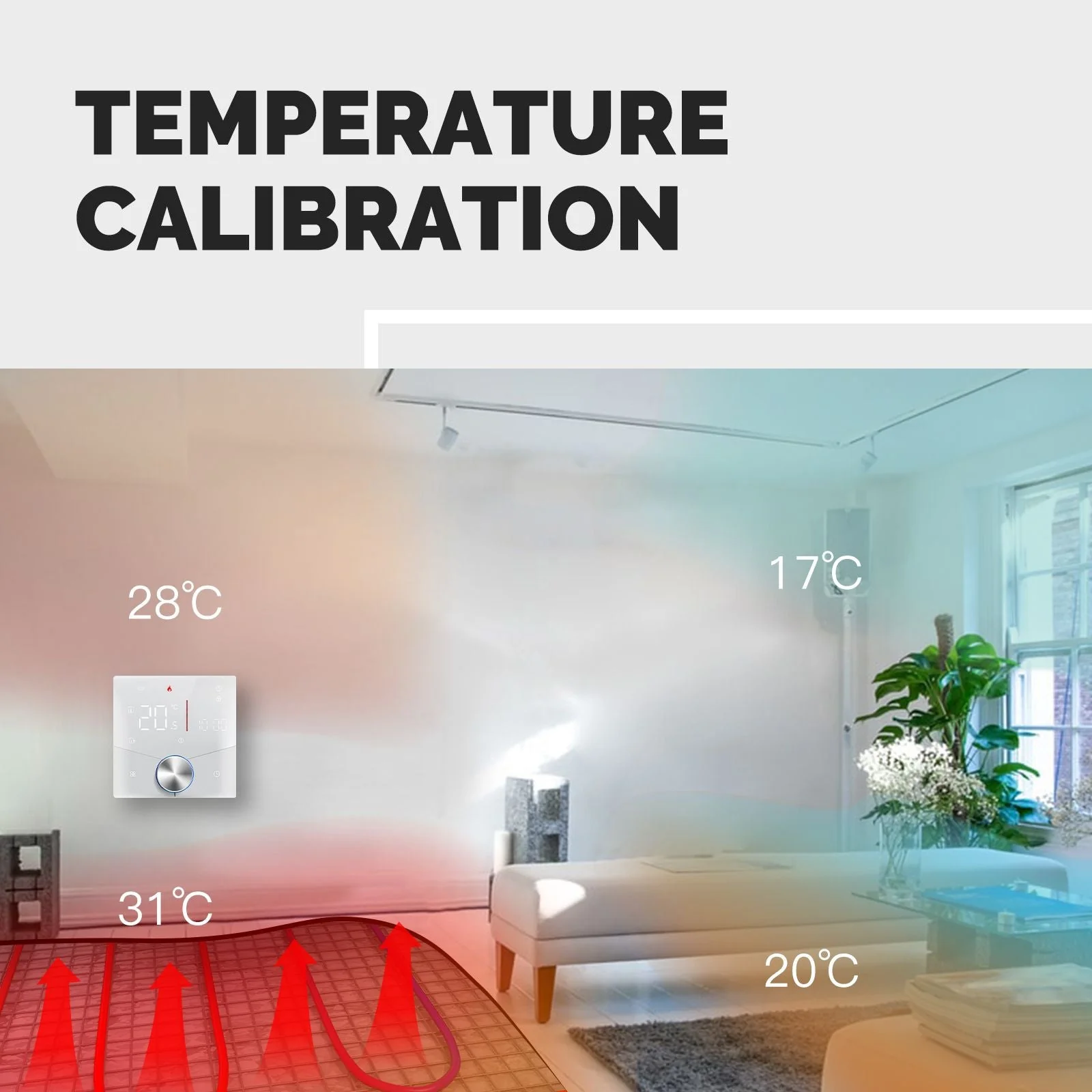 WiFi Smart Thermostat Temperature Controller for Water/ Electric /Gas /Boiler Floor Heating 4