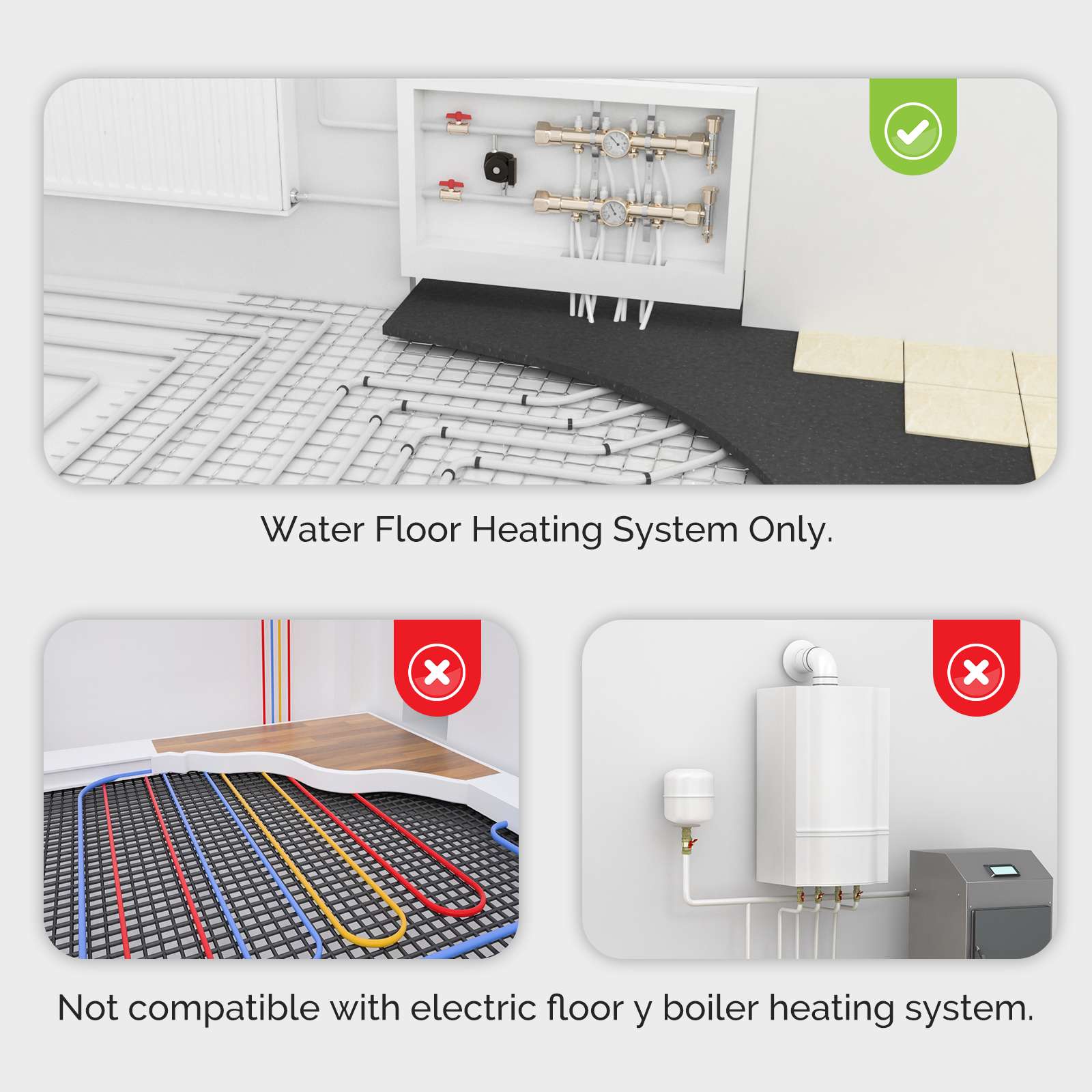WiFi Smart Thermostat Temperature Controller for Water/ Electric /Gas /Boiler Floor Heating 10