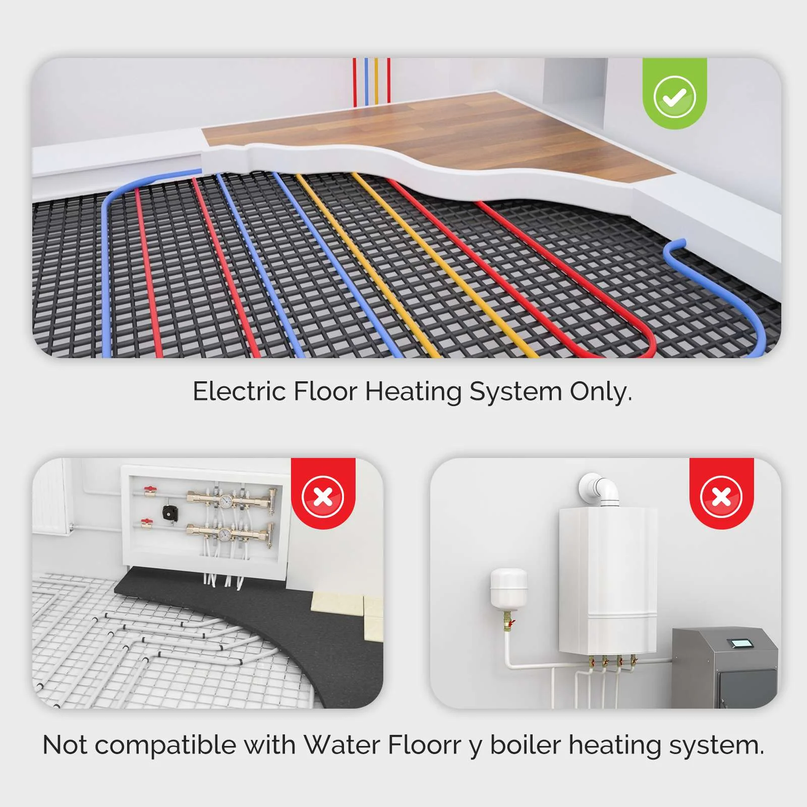 WiFi Smart Thermostat Temperature Controller for Water/ Electric /Gas /Boiler Floor Heating 11