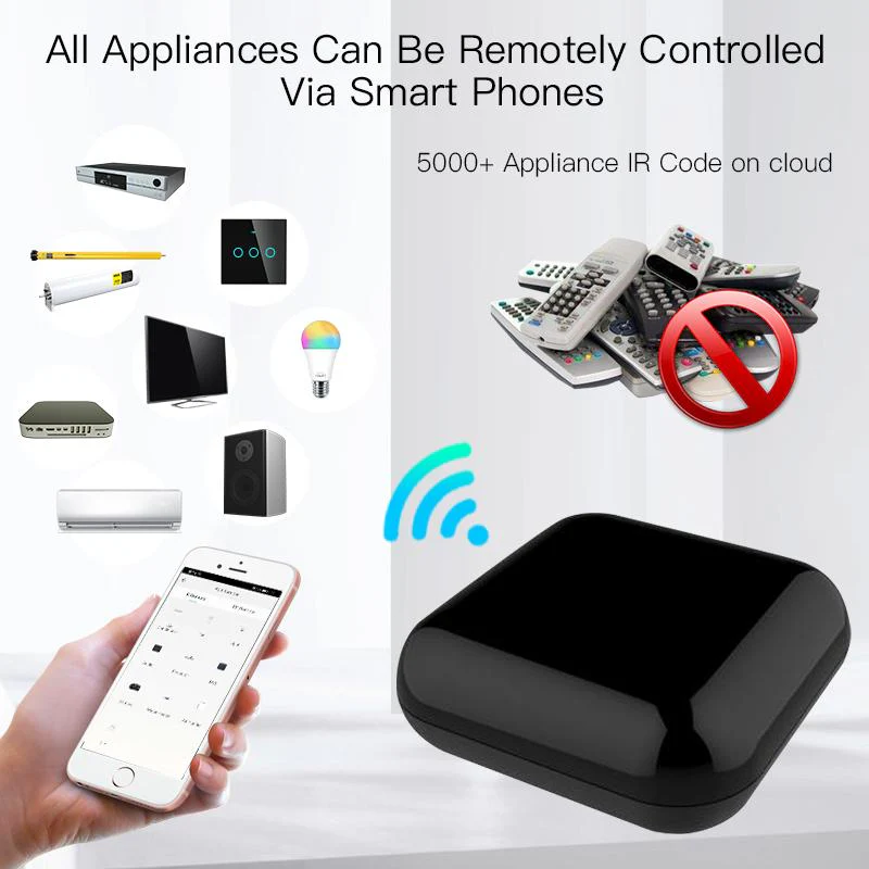 Newest Smart WiFi RF IR Universal Remote Controller Blaster Appliances 4