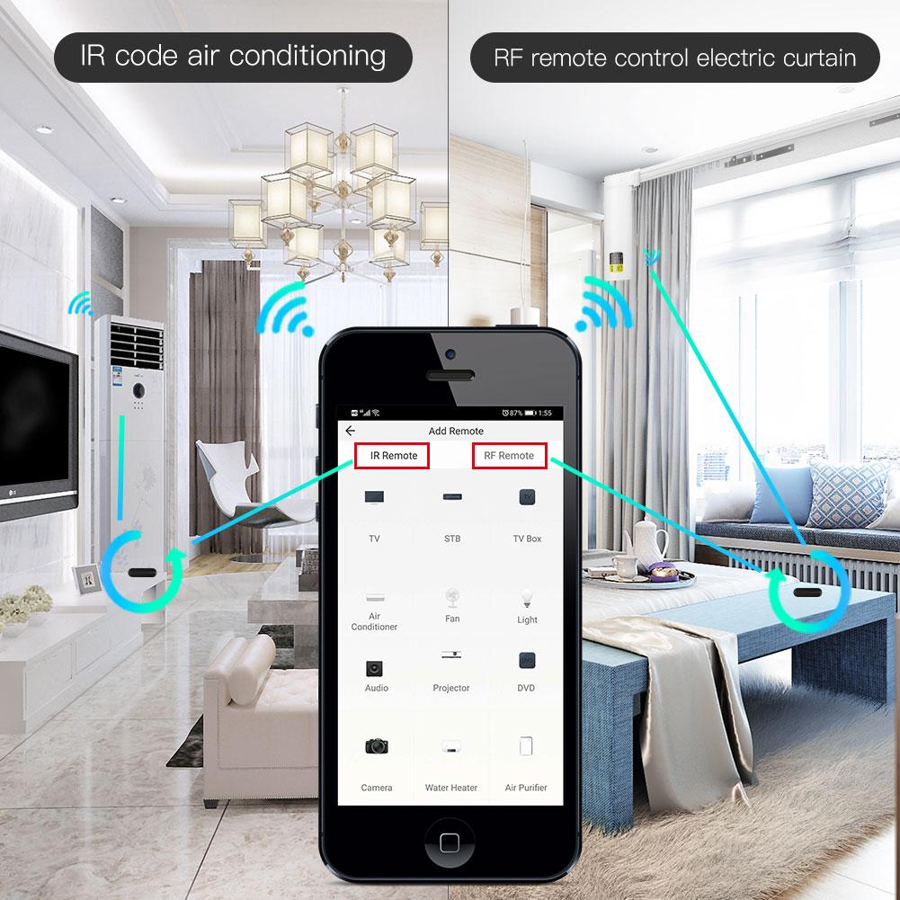 Newest Smart WiFi RF IR Universal Remote Controller Blaster Appliances 5