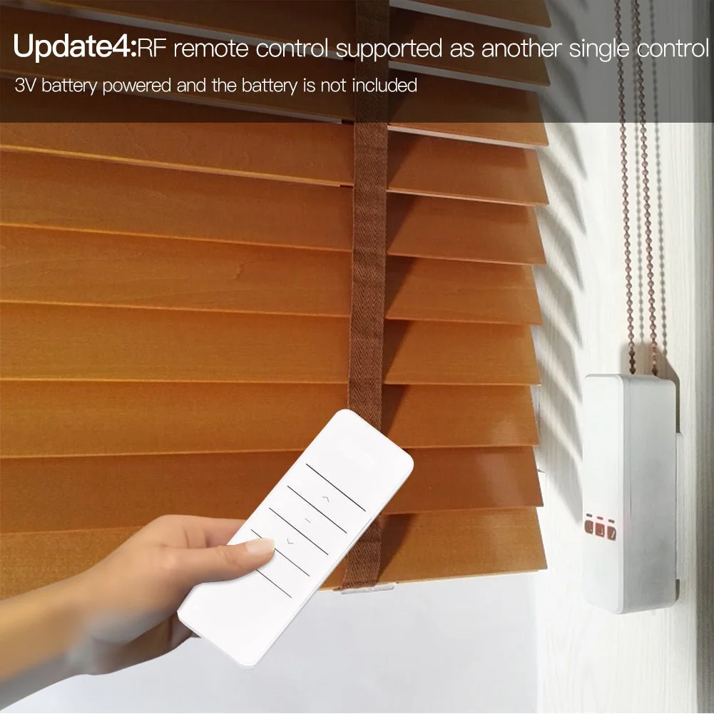 WiFi Smart Motorized Chain Roller Blinds Shade Shutter Drive Electric Curtain Motor RF Remote Automation Kit 5