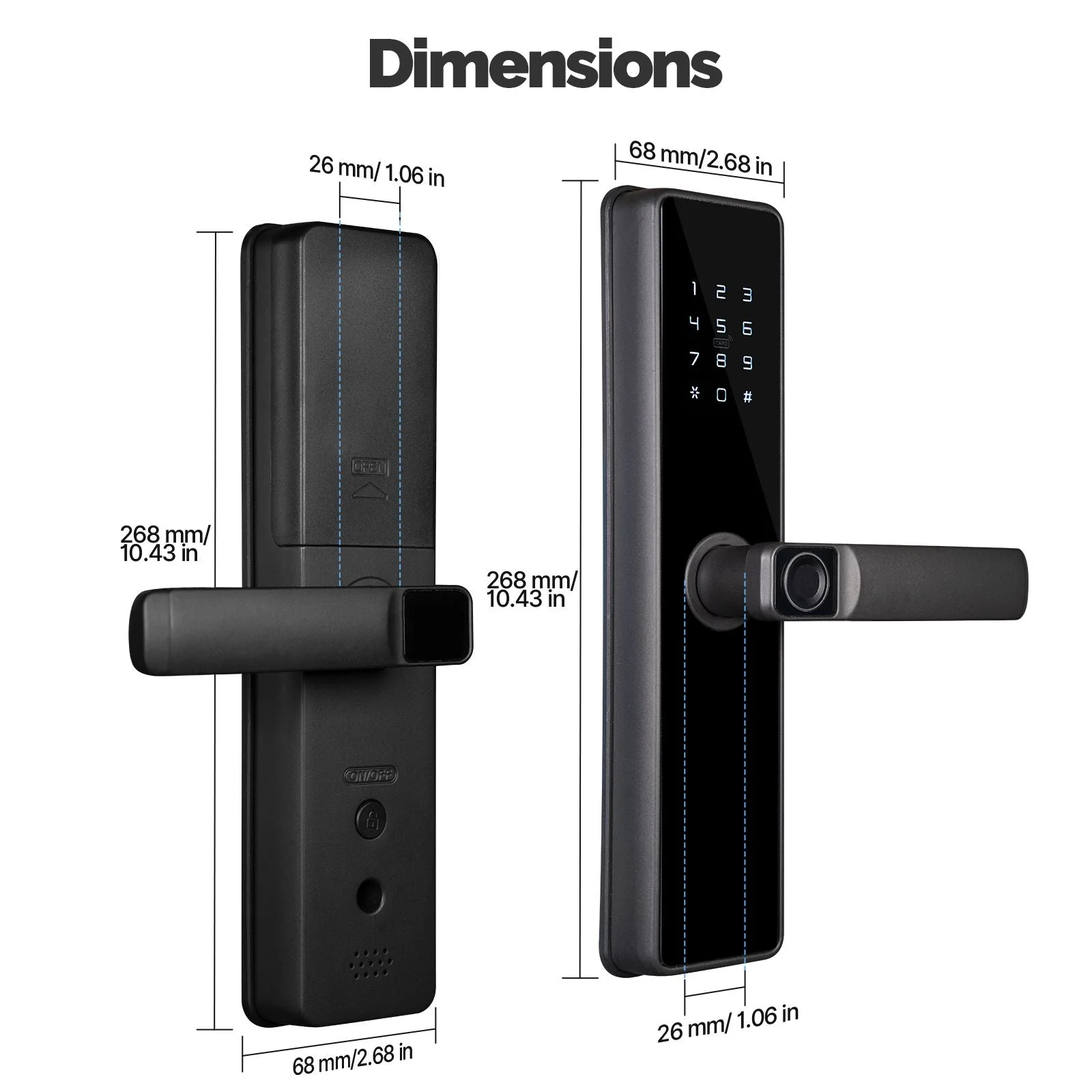 WiFi/Zigbee Smart Door Lock Fingerprint Remote Unlock Antihijack Tamper Alarm Multiple Unlocking 8