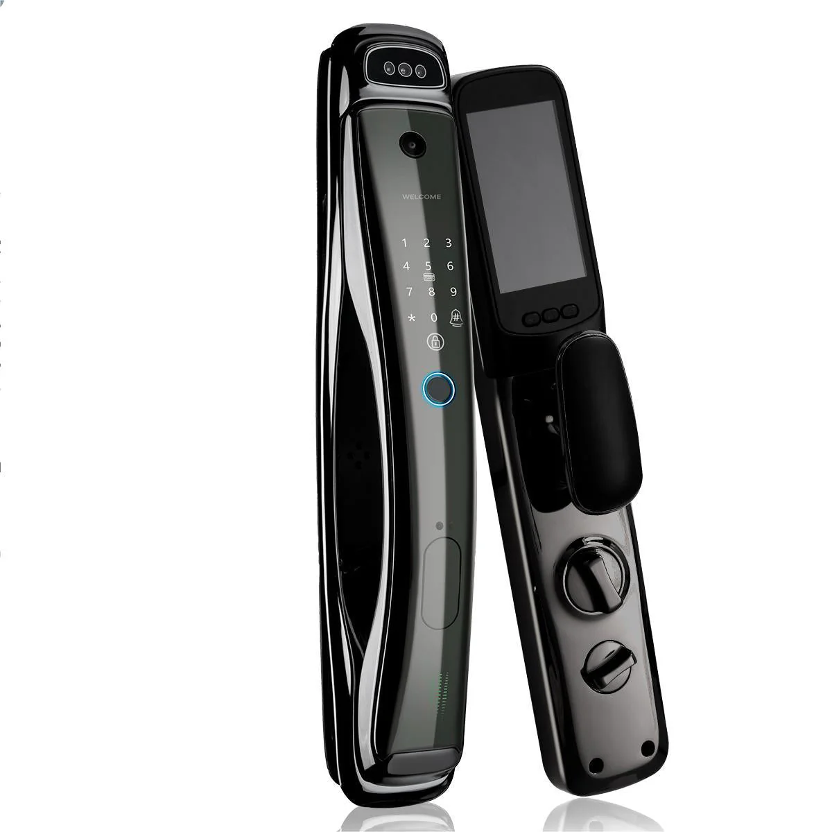 WiFi Smart Security Door Lock 3D Face Recognition Fingerprint Wake Infrared Night Vision