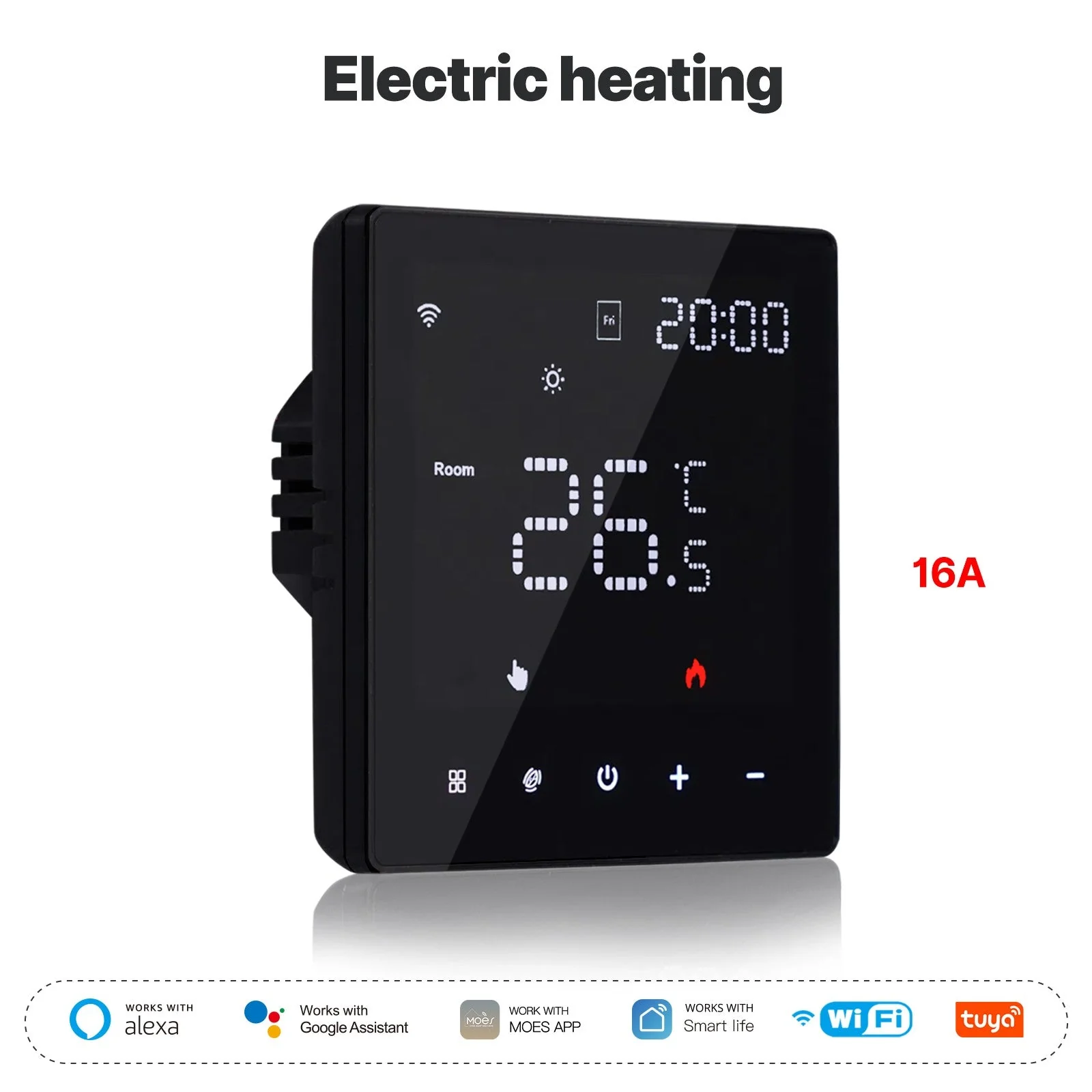 WiFi Smart Thermostat Programmable Temperature Controller Water Boiler Electric Heating 9