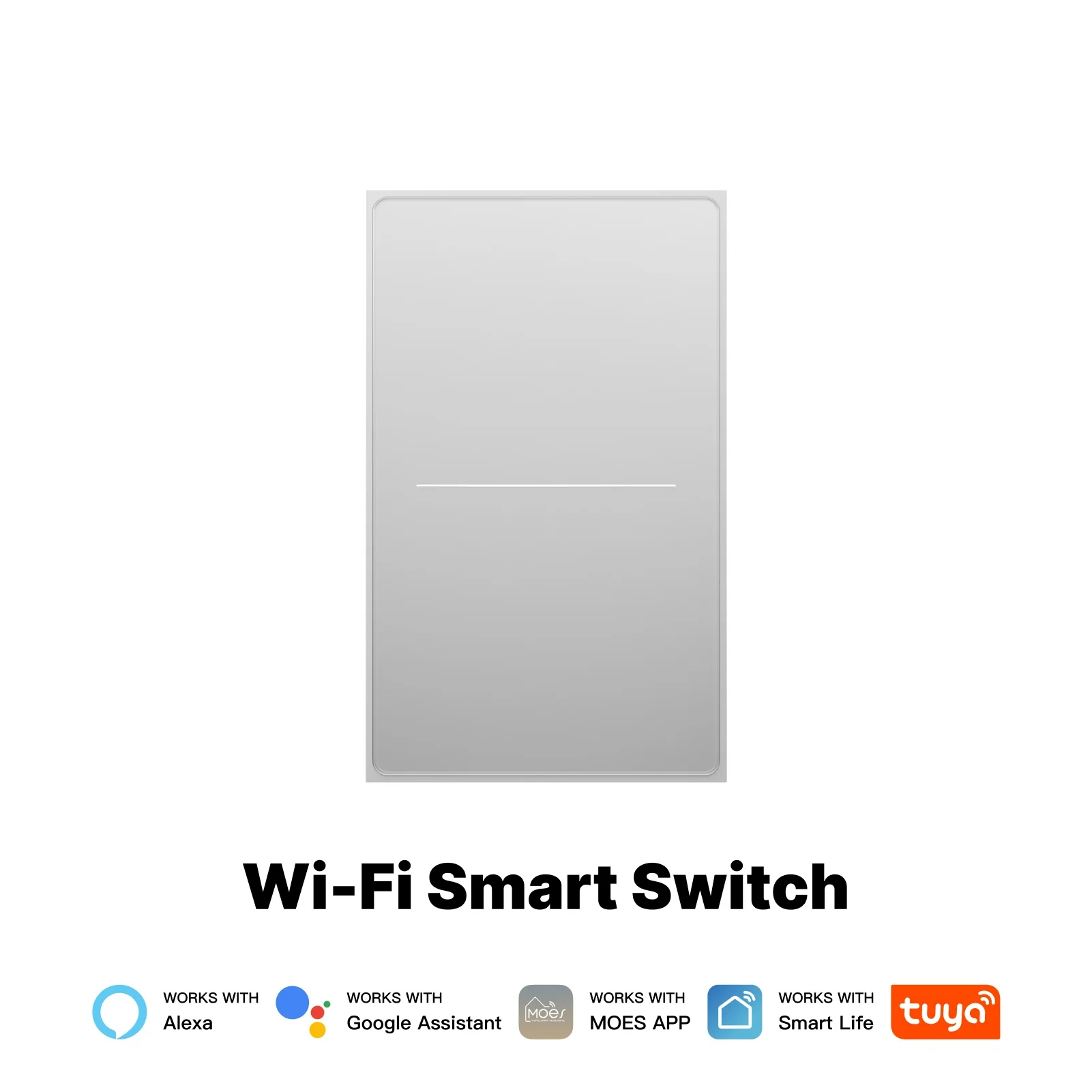WiFi Star Feather Series Smart Switch Push Button With Neutral Wire Light Scene 2in1 Switch US Version 8