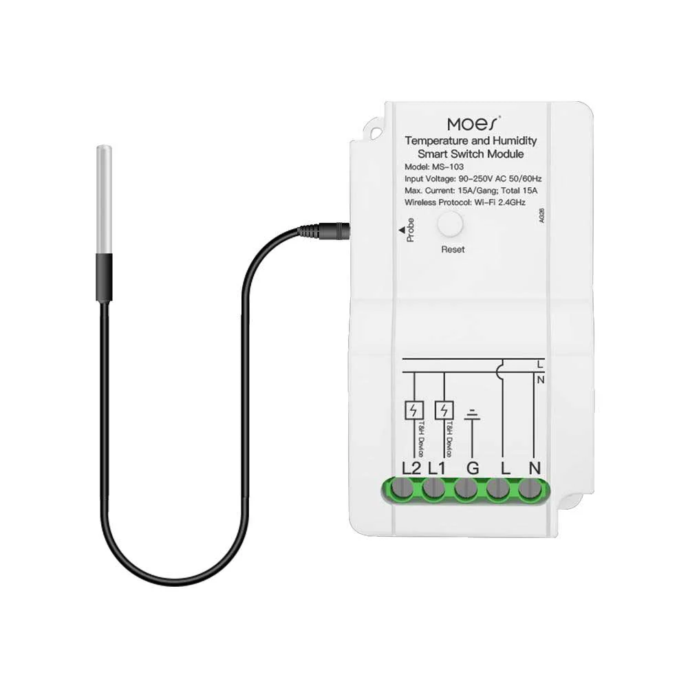 WiFi Smart Temperature and Humidity Control Switch Module Sensor 7