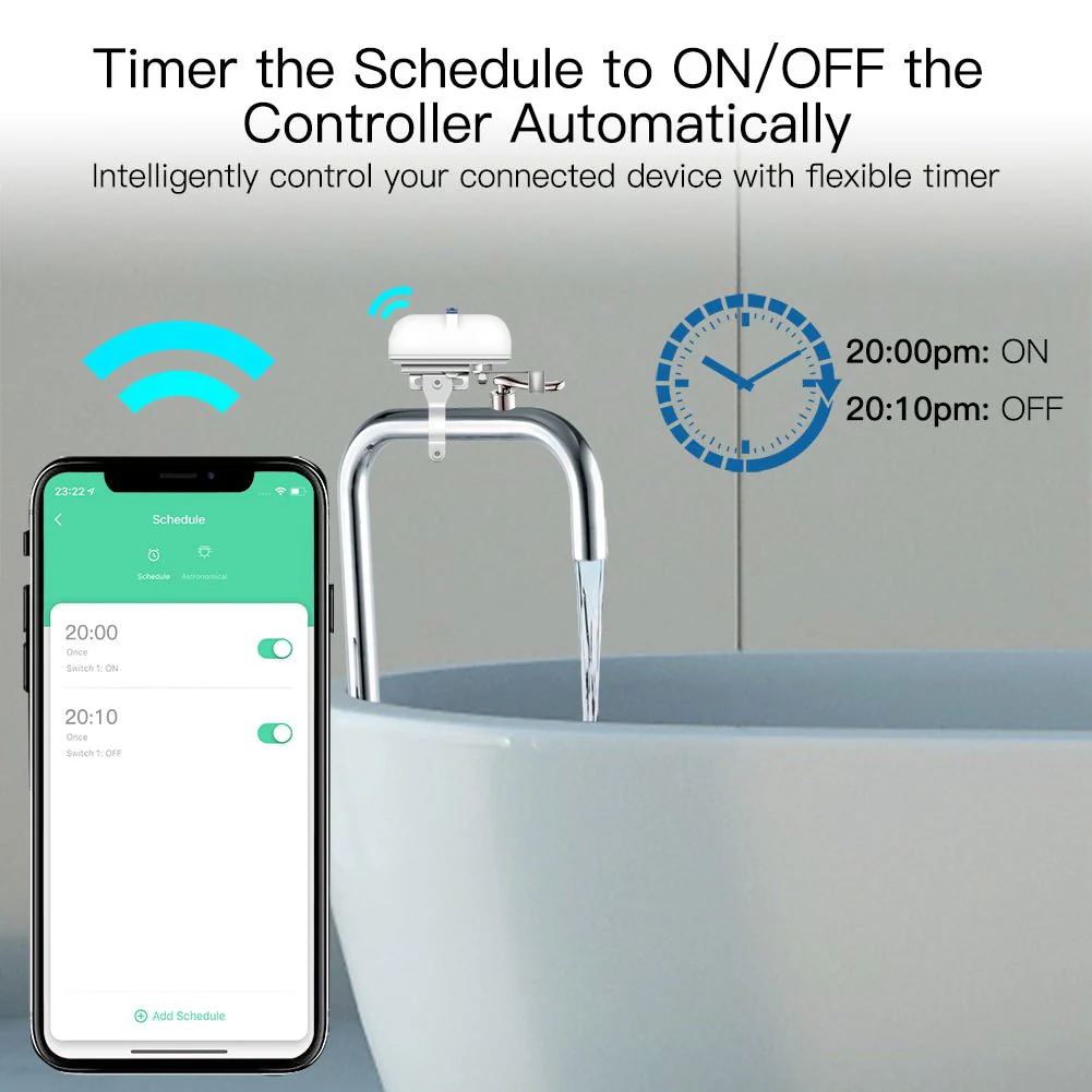 WiFi Smart Water Gas Valve Controller Pipeline Auto Shut OFF 6