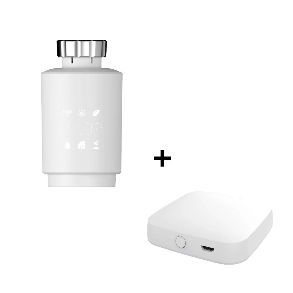 Zigbee Smart Thermostat Radiator Valve Energy Saving 2MQTT Digital Timer Voice Remote Control TRV 8