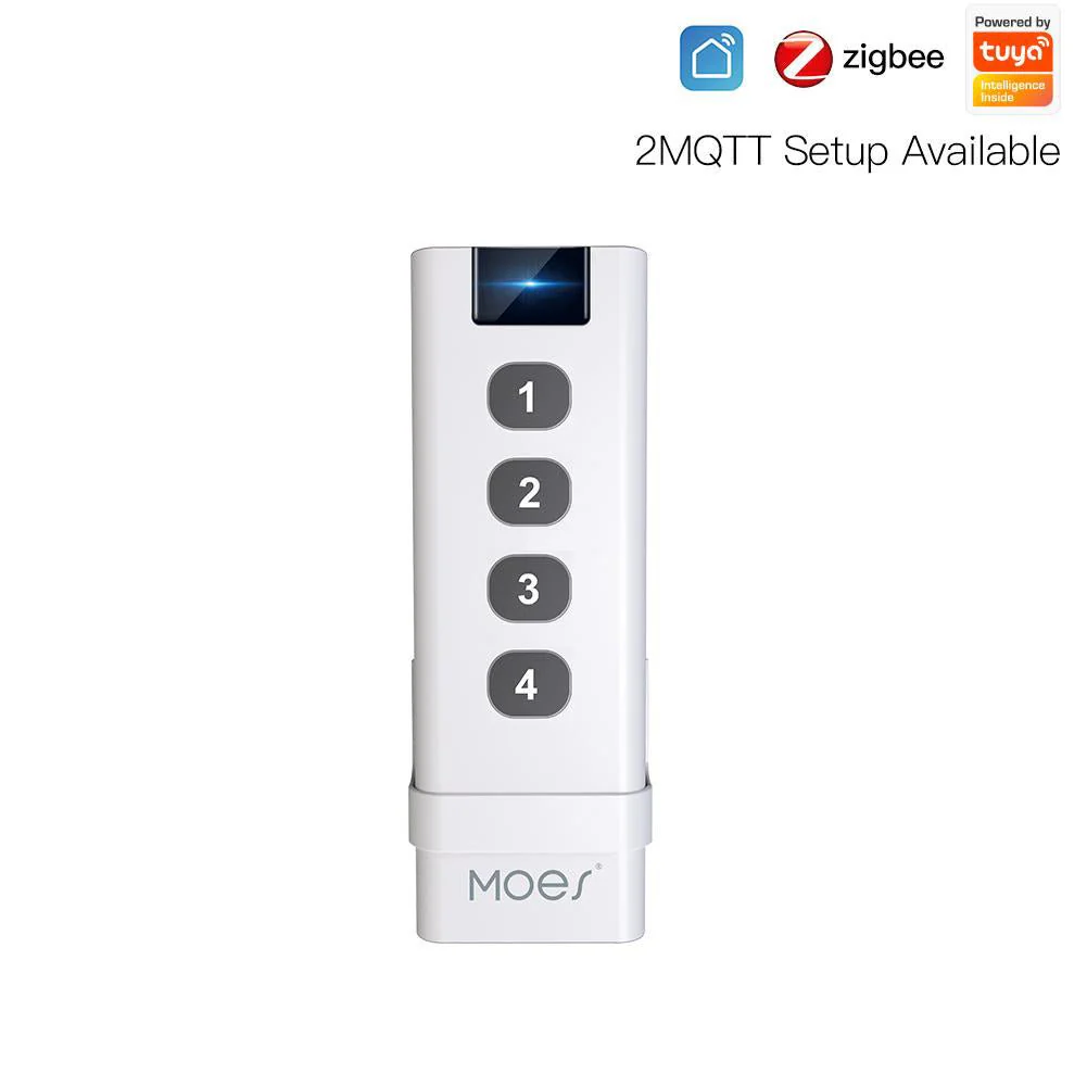 Tuya ZigBee Wireless Scene Switch 4 Gang Remote Point to Point Control 2
