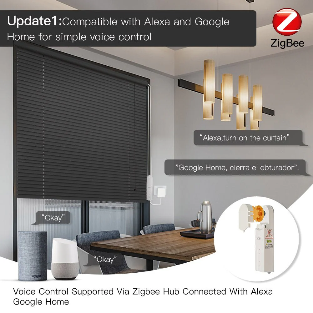 ZigBee Smart DIY Motorized Roller Blinds/Shades Drive Motor 2MQTT Setup Available Am43 3
