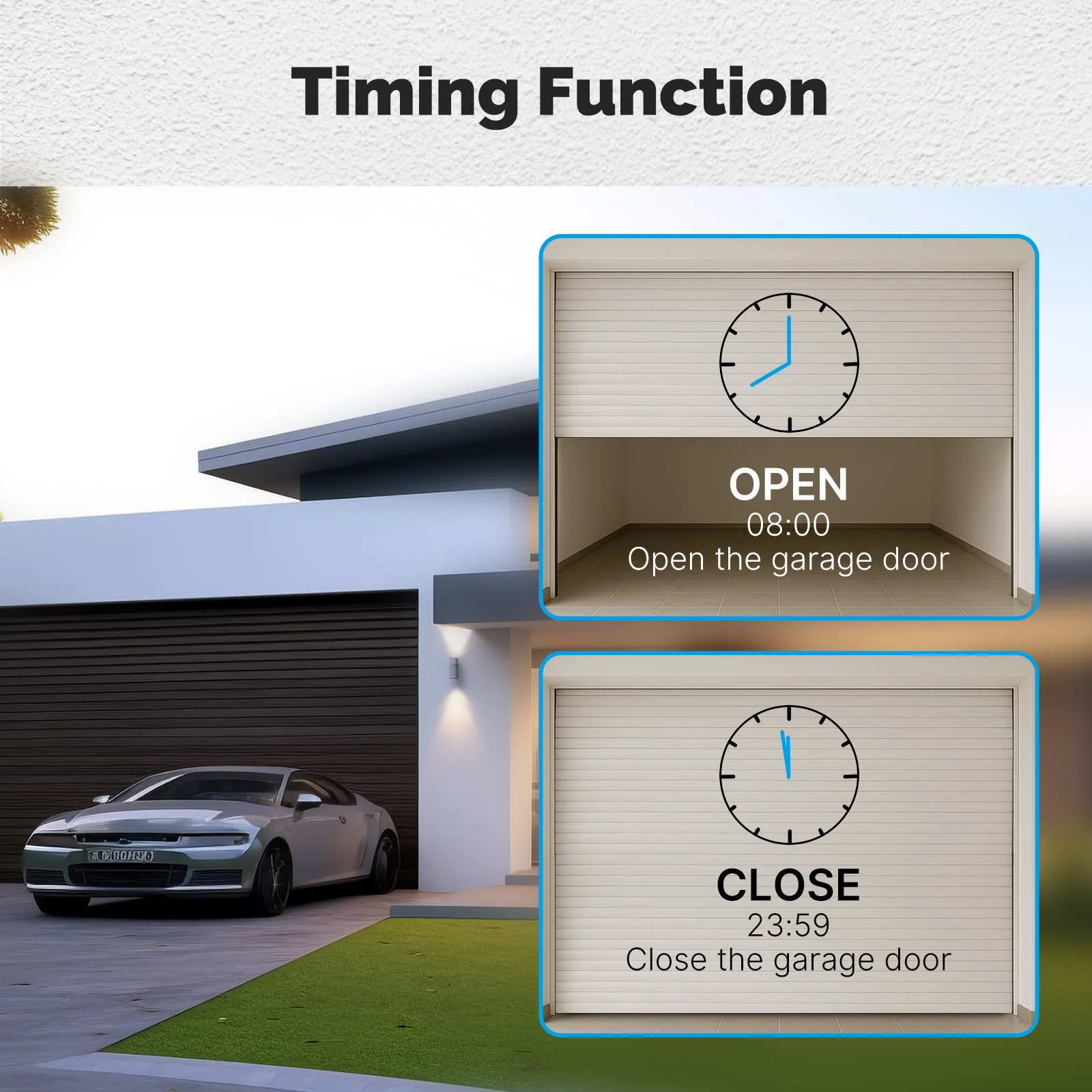 Zigbee Garage Door Controller Module Works with Tuya/Smart Life Alexa & Google Home Voice Control 6