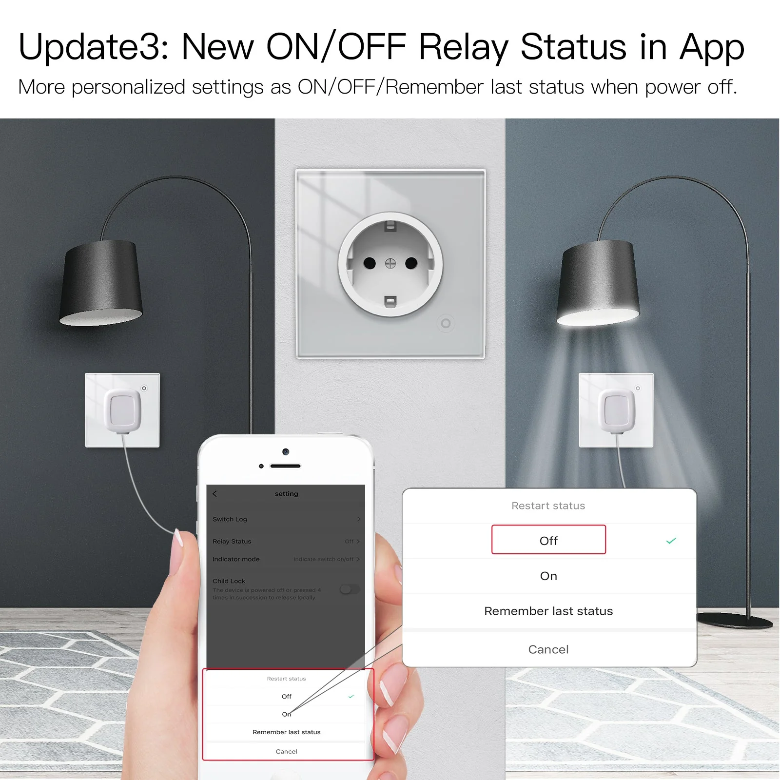 MOES ZigBee Smart Wall Socket Glass Panel Power Monitor Hub Required 4