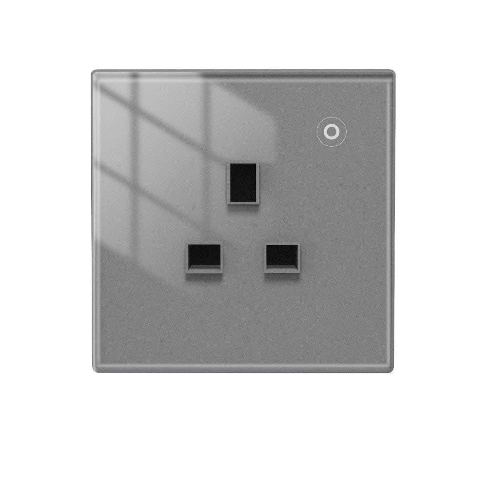 MOES ZigBee Smart Wall Socket Glass Panel Power Monitor Hub Required 22