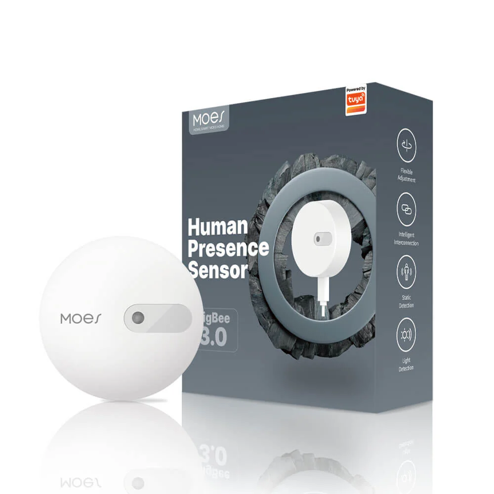 MOES ZigBee Human Presence Sensor Detector Radar Wave Detection Sensor for Home Security 9