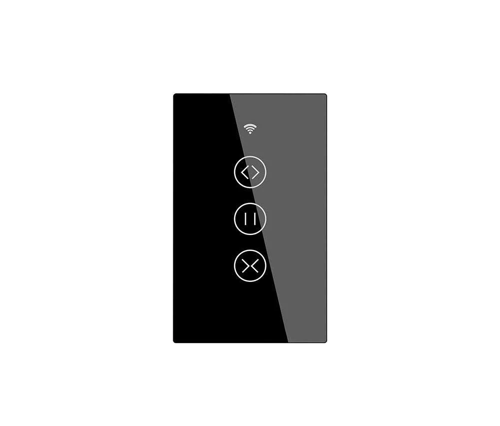ZigBee RF433 Smart Curtain Blinds Shutter Touch Switch Multi-control Neutral Wire Required US 13