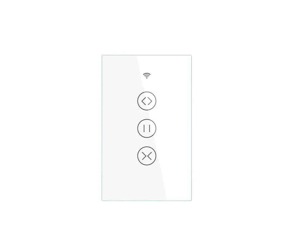 ZigBee RF433 Smart Curtain Blinds Shutter Touch Switch Multi-control Neutral Wire Required US 17