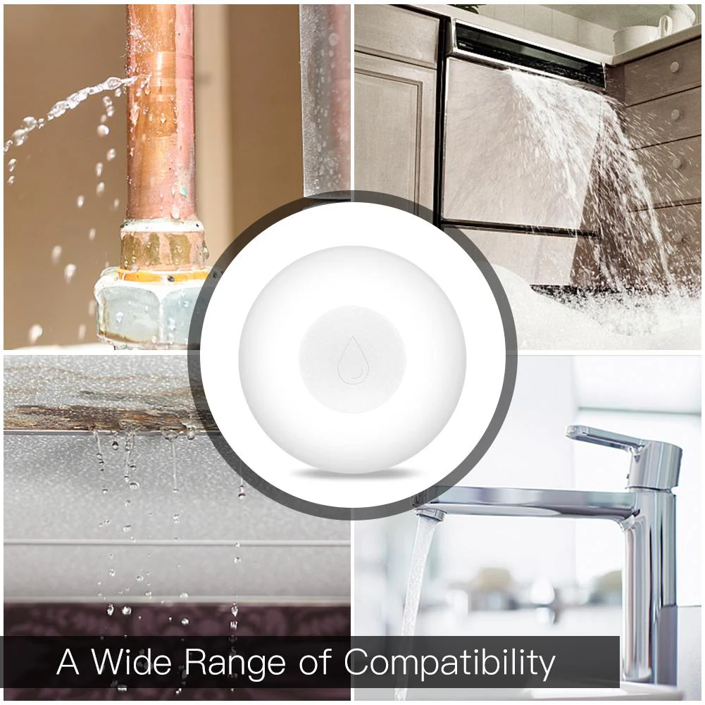 ZigBee Flood Sensor Water Leakage Detector 2MQTT Setup Available 2