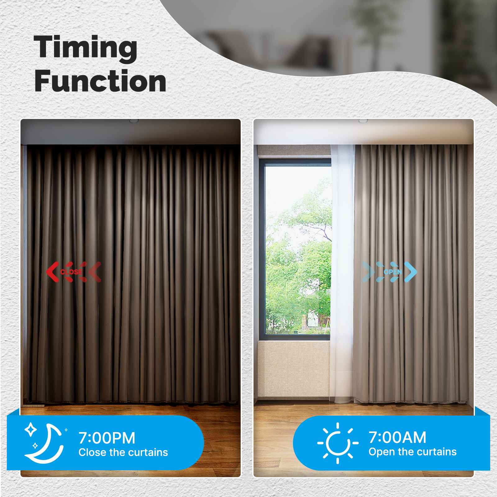 ZigBee Smart Curtain Switch Module Mini Design App Remote Control 6