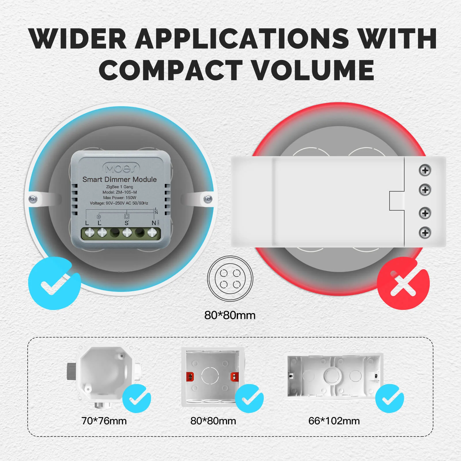 Zigbee Smart Dimmer Switch Module Timer Diy Breaker 1/2 Gang 4