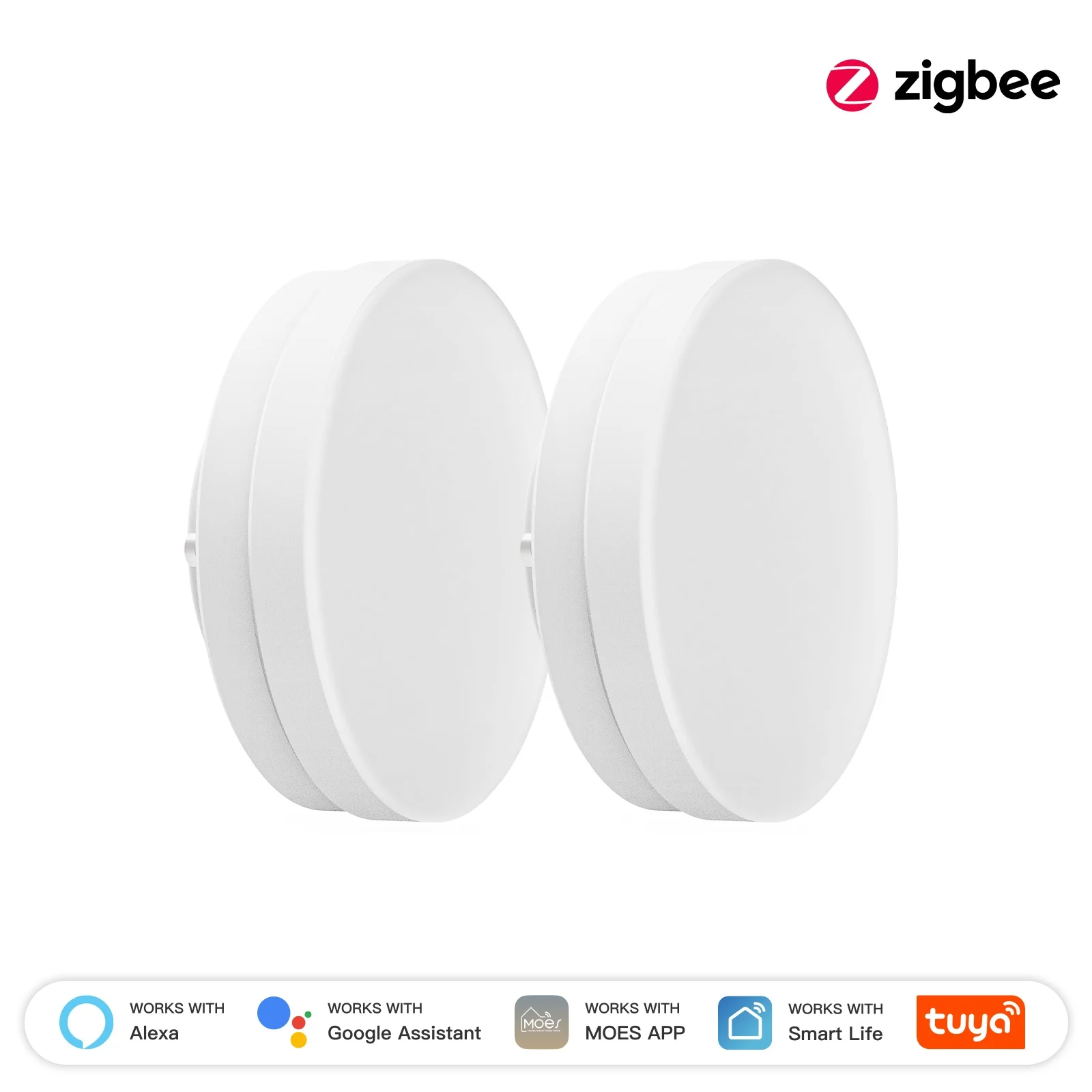 ZigBee Smart LED Lamp GX53 Light Bulb 6W Color Changing Dimmable Music Sync 8