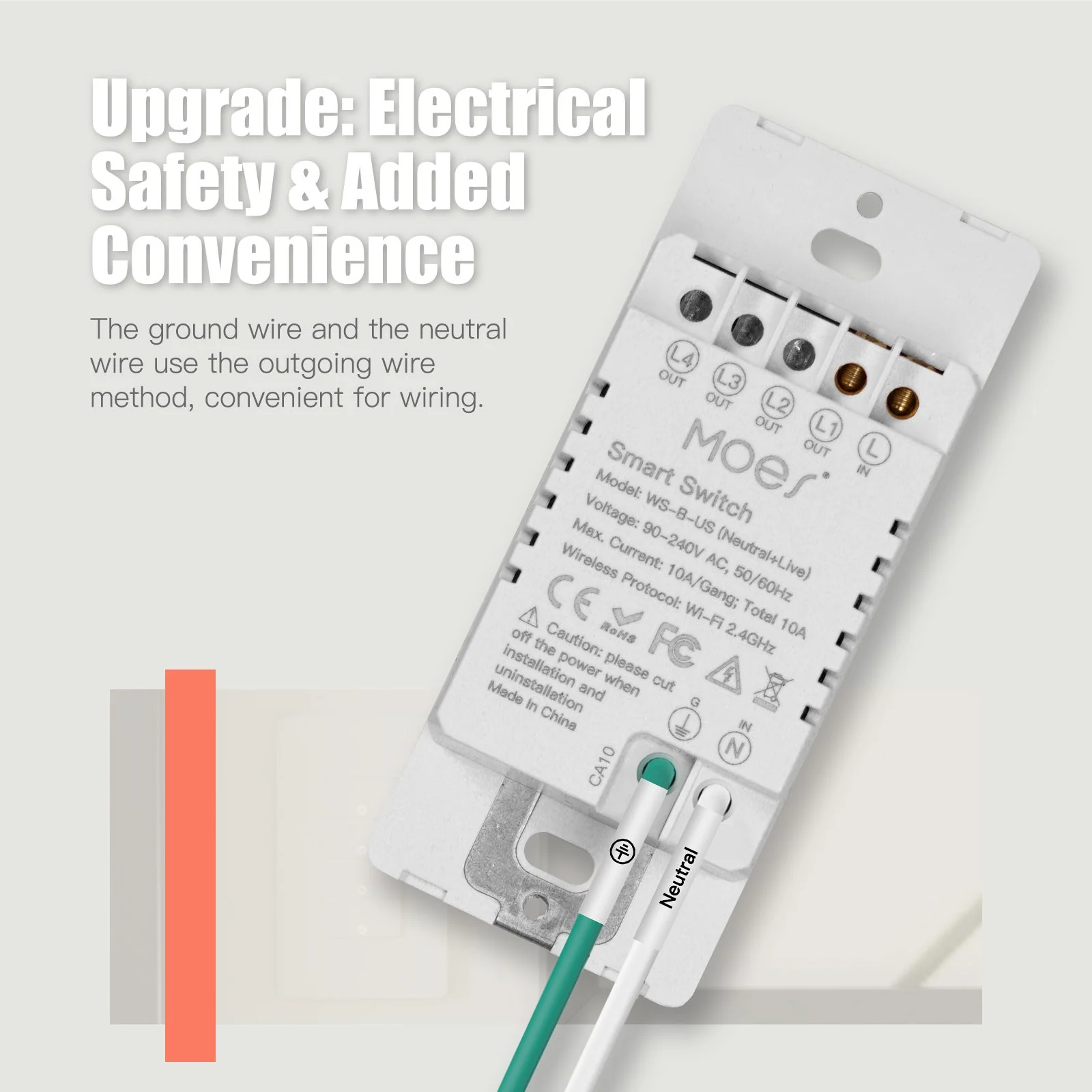 ZigBee 1/2/3/4 Gang Smart Light Switch, Alexa Google APP Remote Light Switching 5
