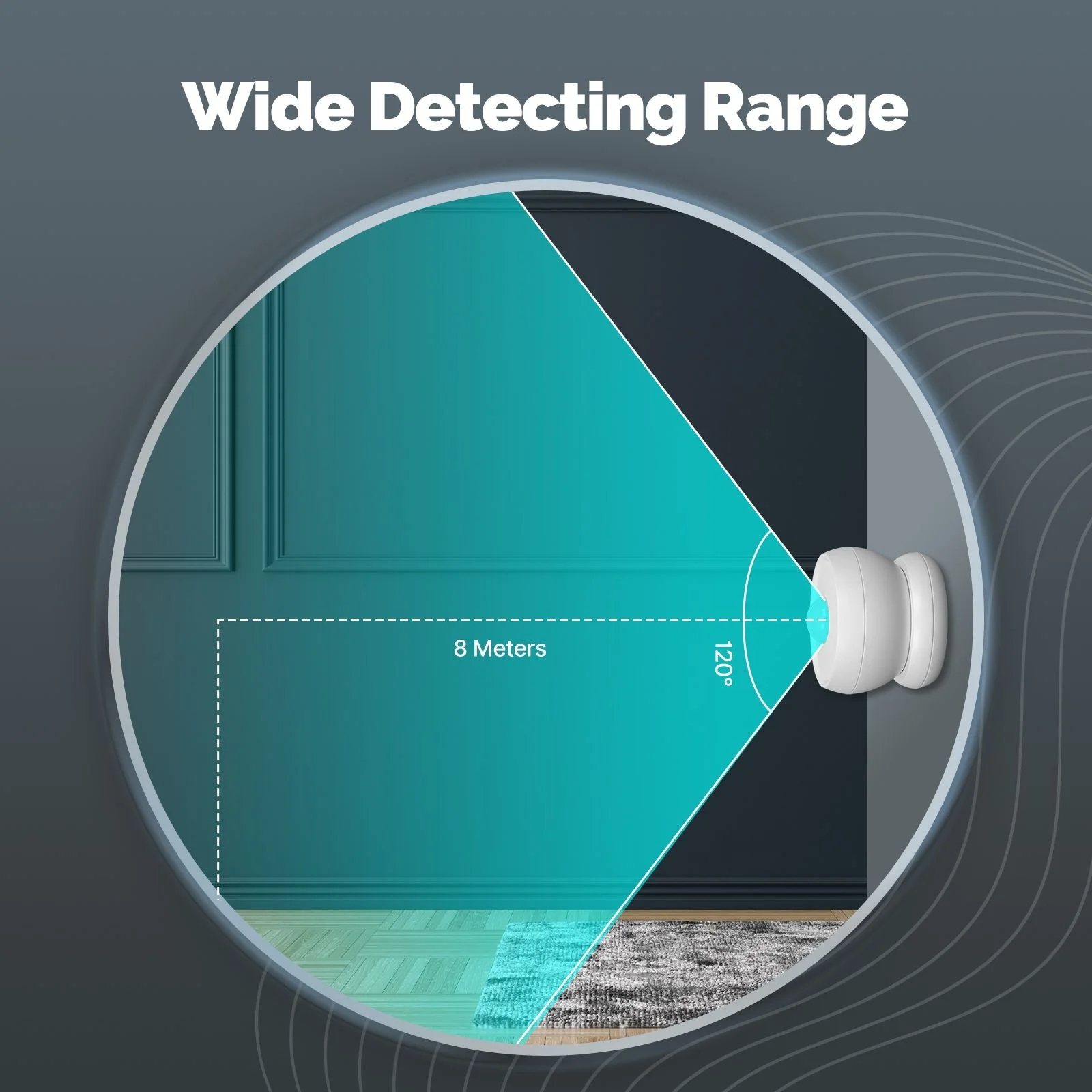 Zigbee Smart PIR Sensor Human Body Infrared Motion Detector With Magnetic Base 3