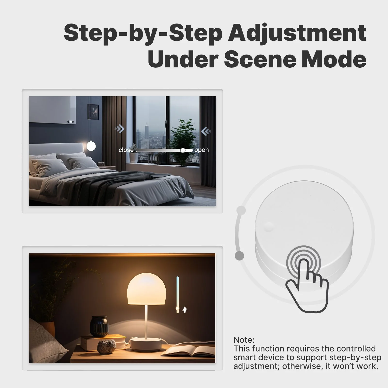 ZigBee Smart Scene Button with Rotary Dimmer Multi-control 4