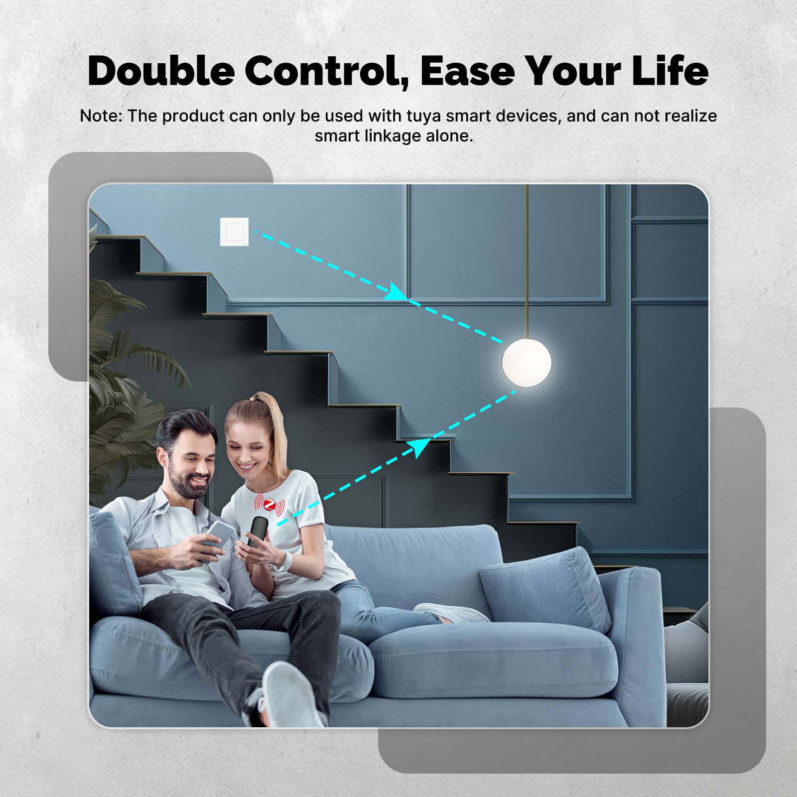 ZigBee Smart Scene Switch Portable Wireless 12 Scenario Remote Control 5