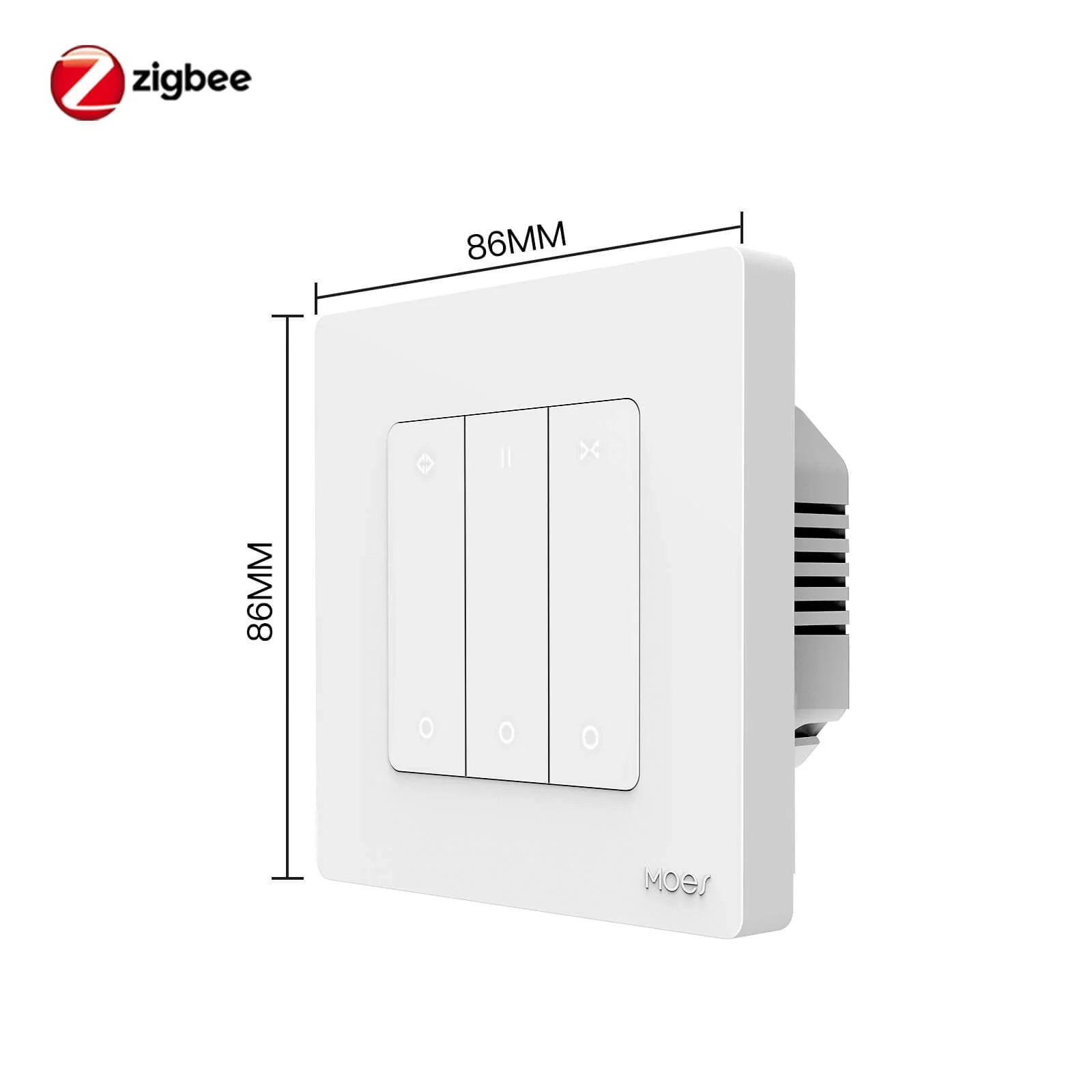 MOES ZigBee RF Smart Curtain Switch For Roller Shutter Electric Curtains Blind Motor Support Timing & Remote Control 8