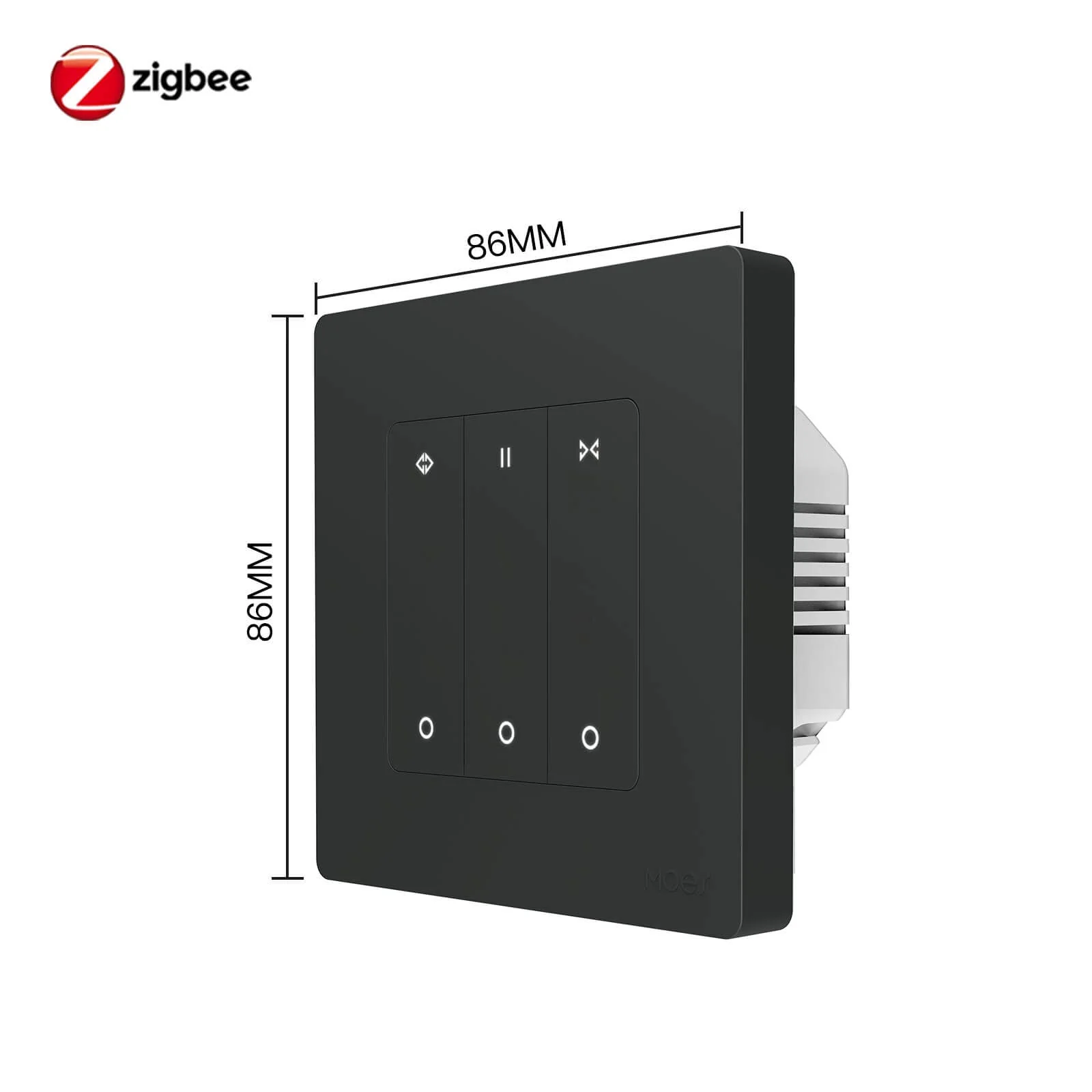 MOES ZigBee RF Smart Curtain Switch For Roller Shutter Electric Curtains Blind Motor Support Timing & Remote Control 9