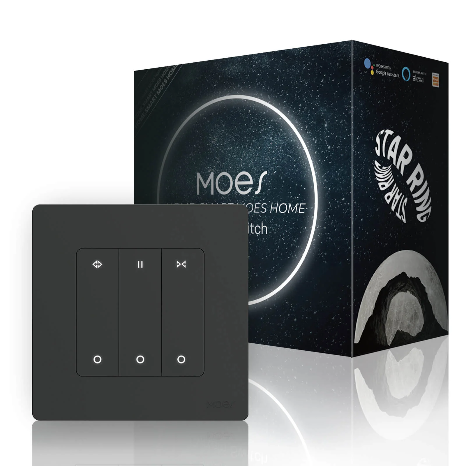 MOES ZigBee RF Smart Curtain Switch For Roller Shutter Electric Curtains Blind Motor Support Timing & Remote Control 10