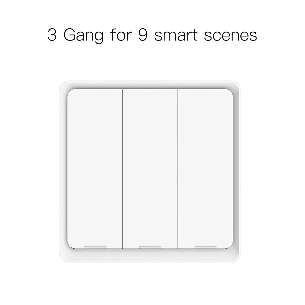 ZigBee Light Switch, Battery Powered Light Switch, Multi-Control Wireless Push Button Scene Switches 8