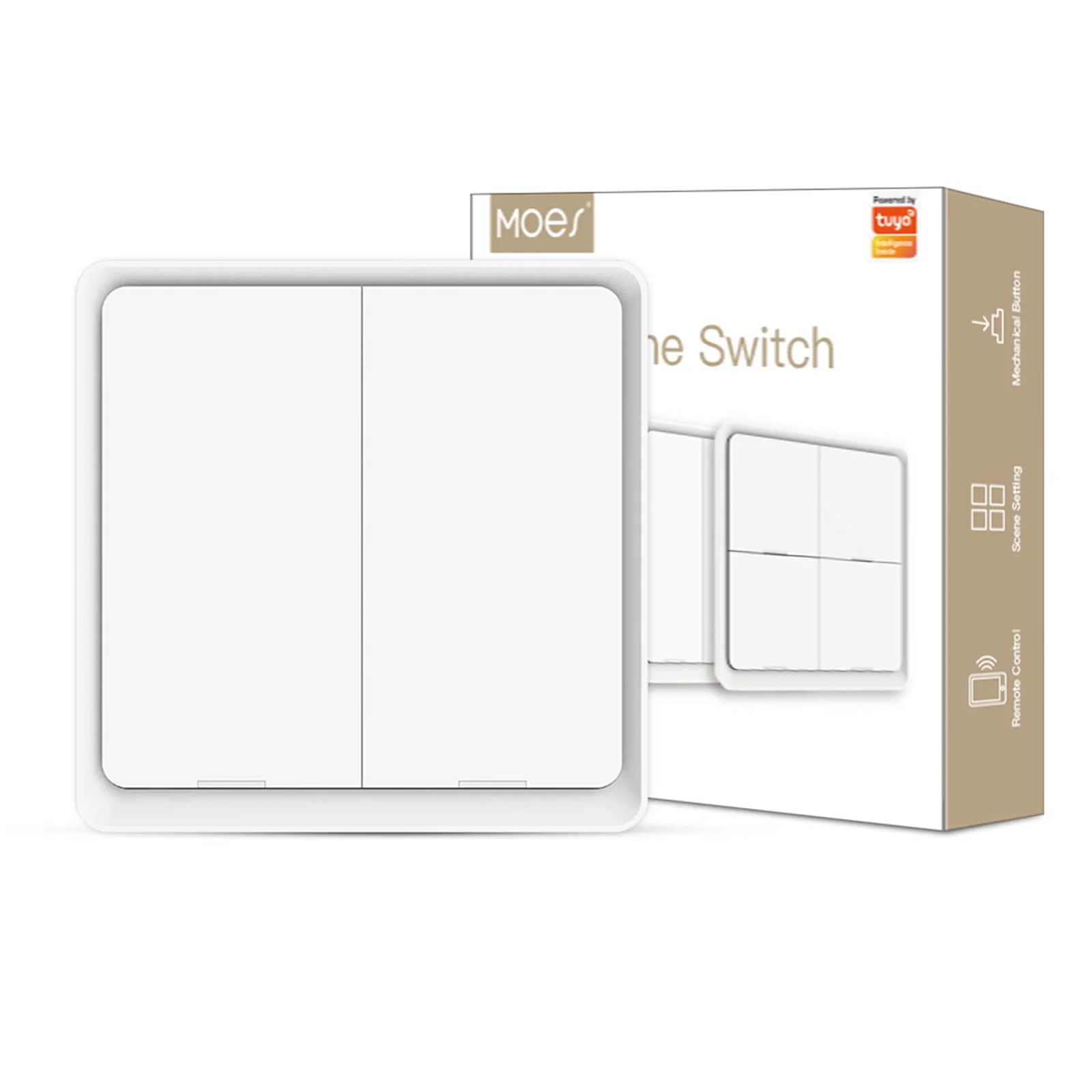 ZigBee Light Switch, Battery Powered Light Switch, Multi-Control Wireless Push Button Scene Switches 13