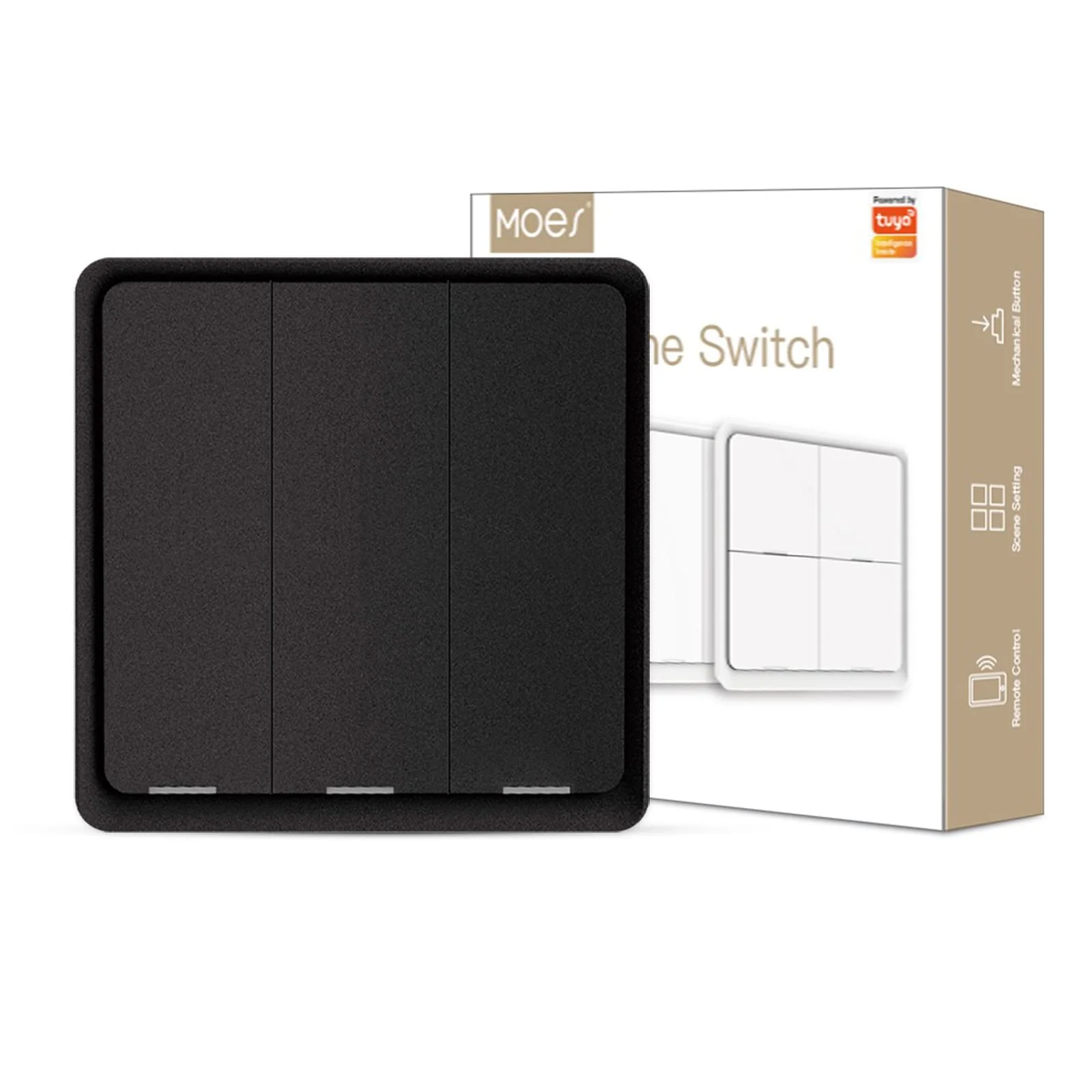 ZigBee Light Switch, Battery Powered Light Switch, Multi-Control Wireless Push Button Scene Switches 15
