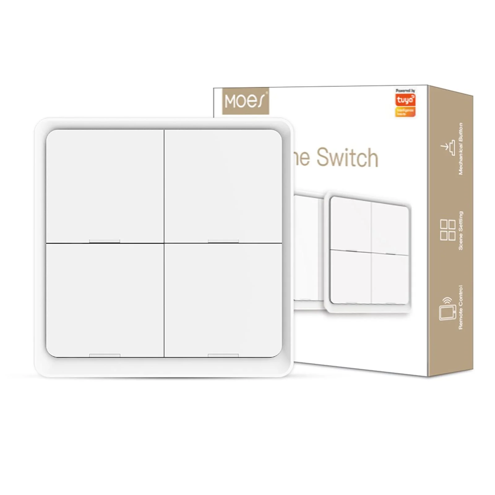 ZigBee Light Switch, Battery Powered Light Switch, Multi-Control Wireless Push Button Scene Switches 17