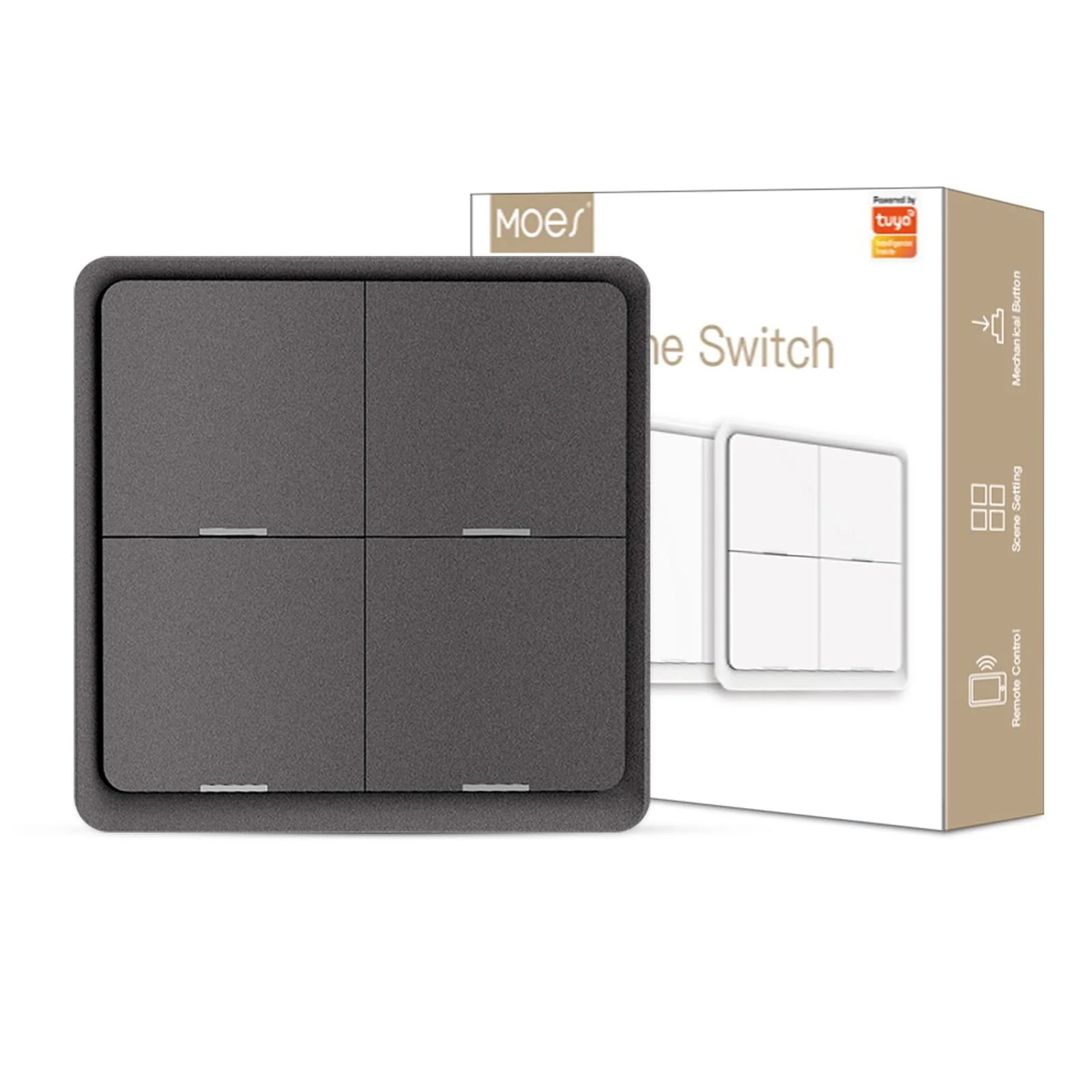 ZigBee Light Switch, Battery Powered Light Switch, Multi-Control Wireless Push Button Scene Switches 20