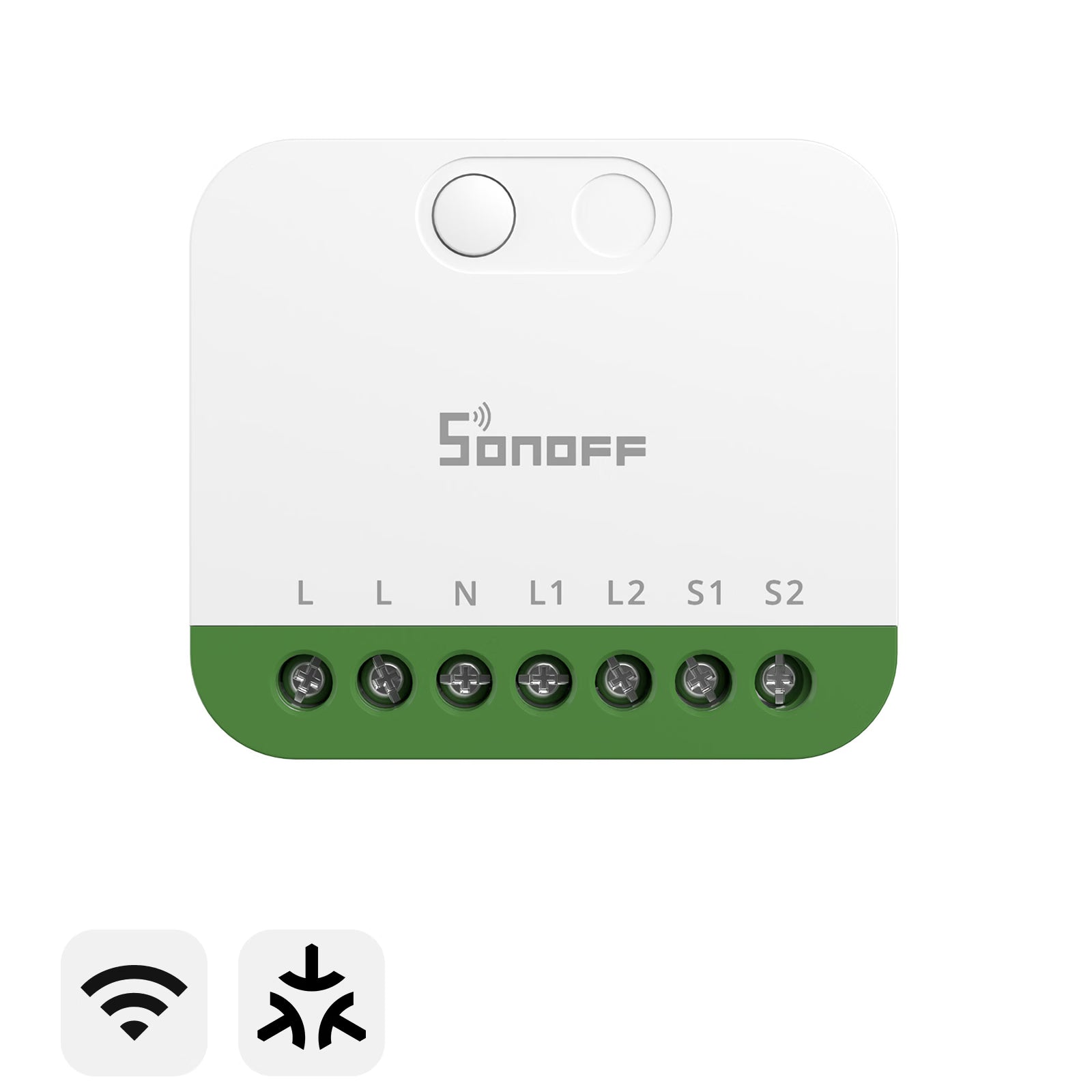 SONOFF MINI DUO 2-Gang Matter Over WiFi Smart Switch | MINI-2GS