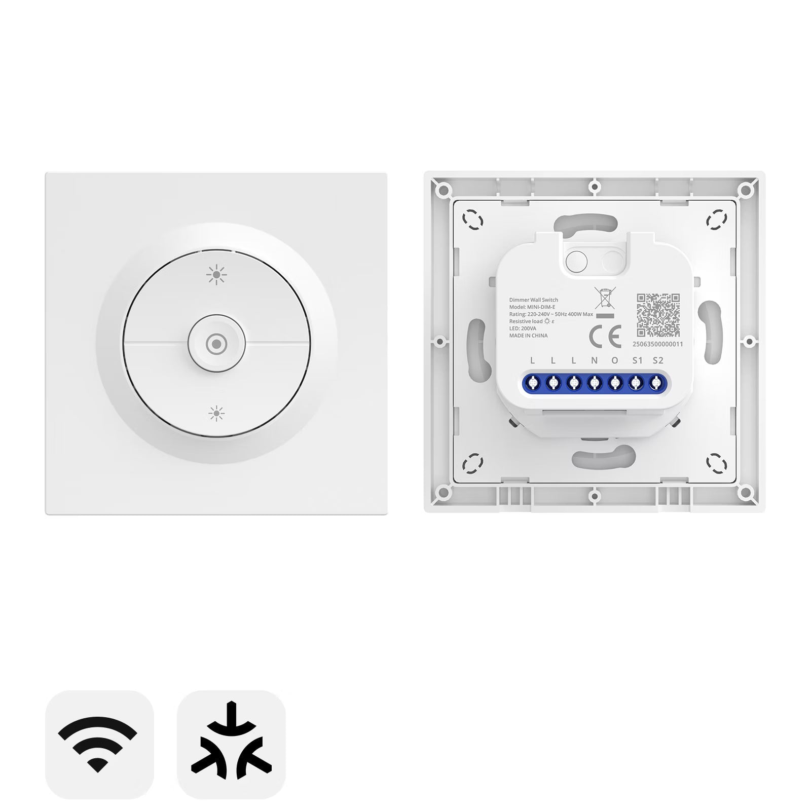 SONOFF Orb-DIM Matter Over WiFi Dimmer Wall Switch | MINI-DIM-E