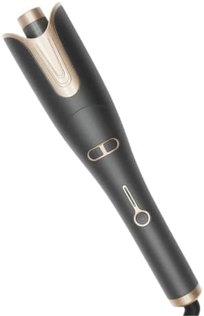 DENX DX1354 Automatic Curling Iron, 25W, 4 Gear Temperature Control, 750°F Max Heat, 360° Rotation, Anti-Tangle Design, PTC Fast Heating, Smooth Curls, UK Plug, Professional Hair Styling Tool