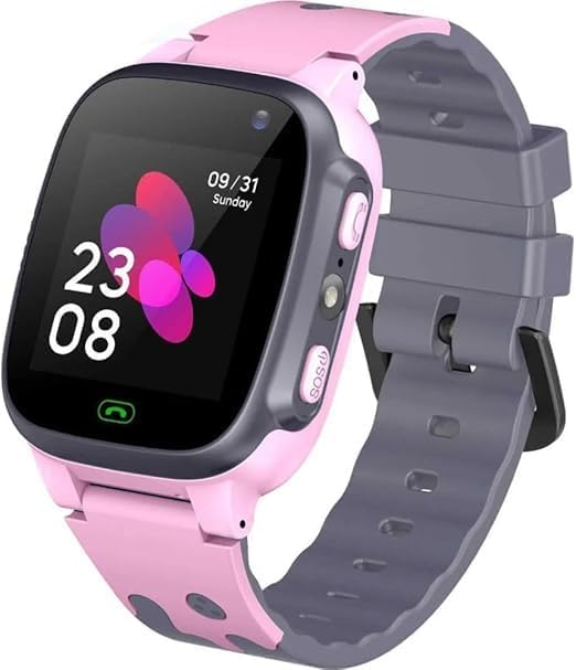 DENX DX1516 Smart Watch for Kids with Two-Way Call, SOS Alarm, HD Camera, Voice Chat, GPS Tracking, and Flashlight, Perfect for Safety and Fun