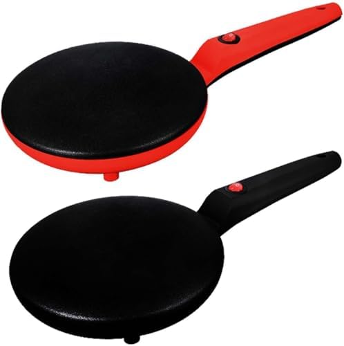DENX DX2530 Pancake Machine – 550W Non-Stick Electric Crepe Maker, Uniform Heat Conduction, Easy to Use for Pancakes, Tortillas, Roti, Spring Rolls & More